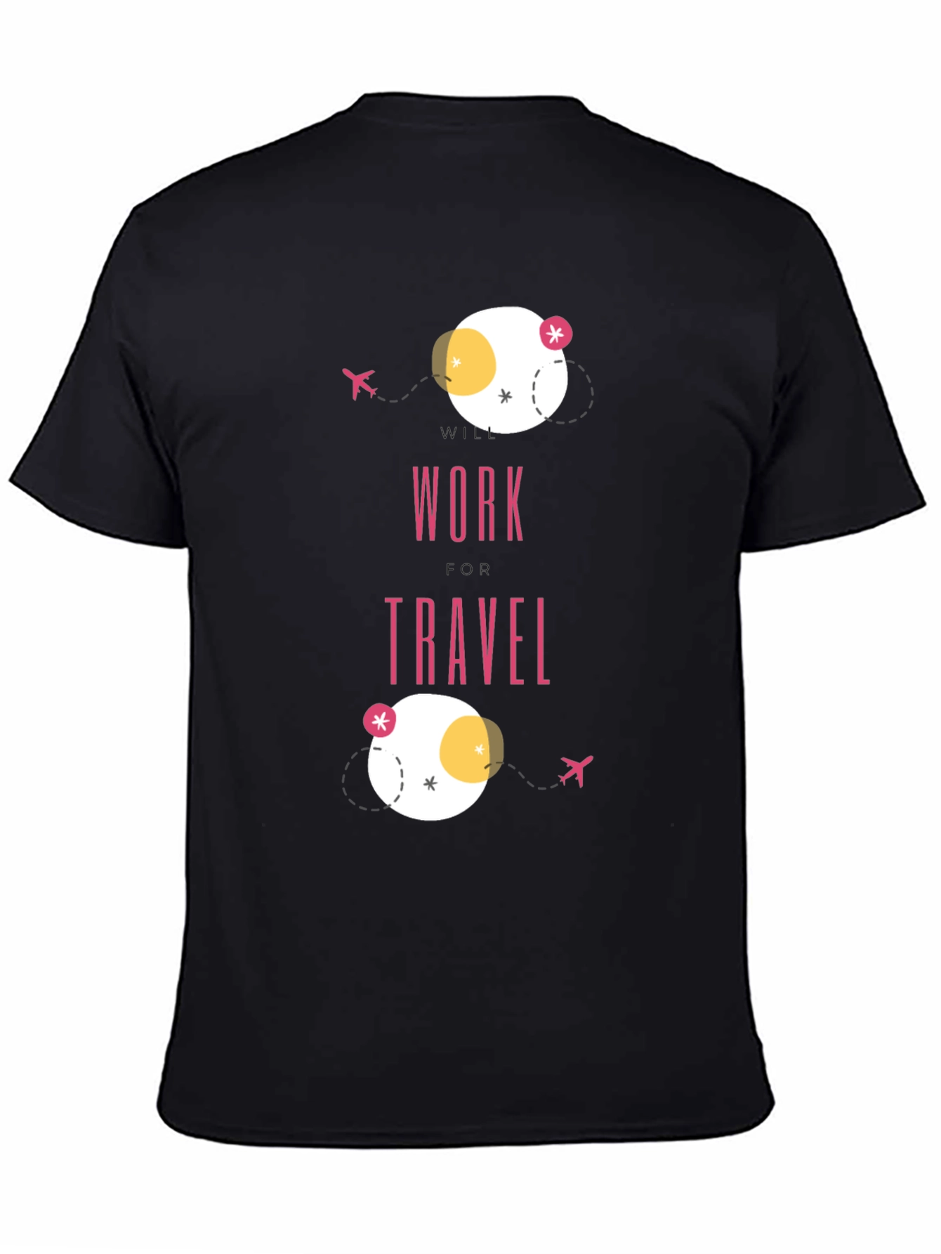 Work Travel T-Shirt - Modern Graphic Tee