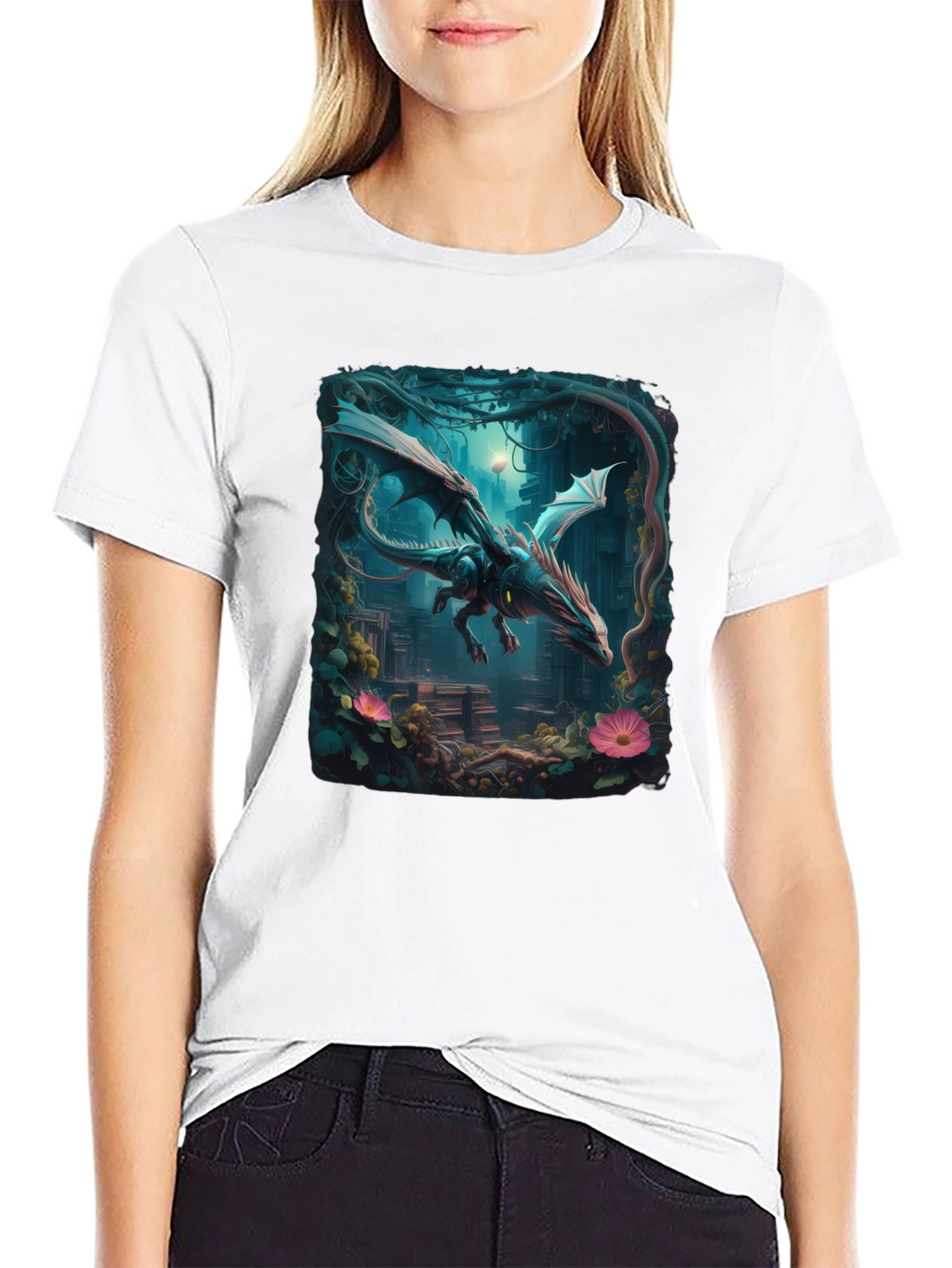 Dragon T-Shirt Fantasy Art Tee