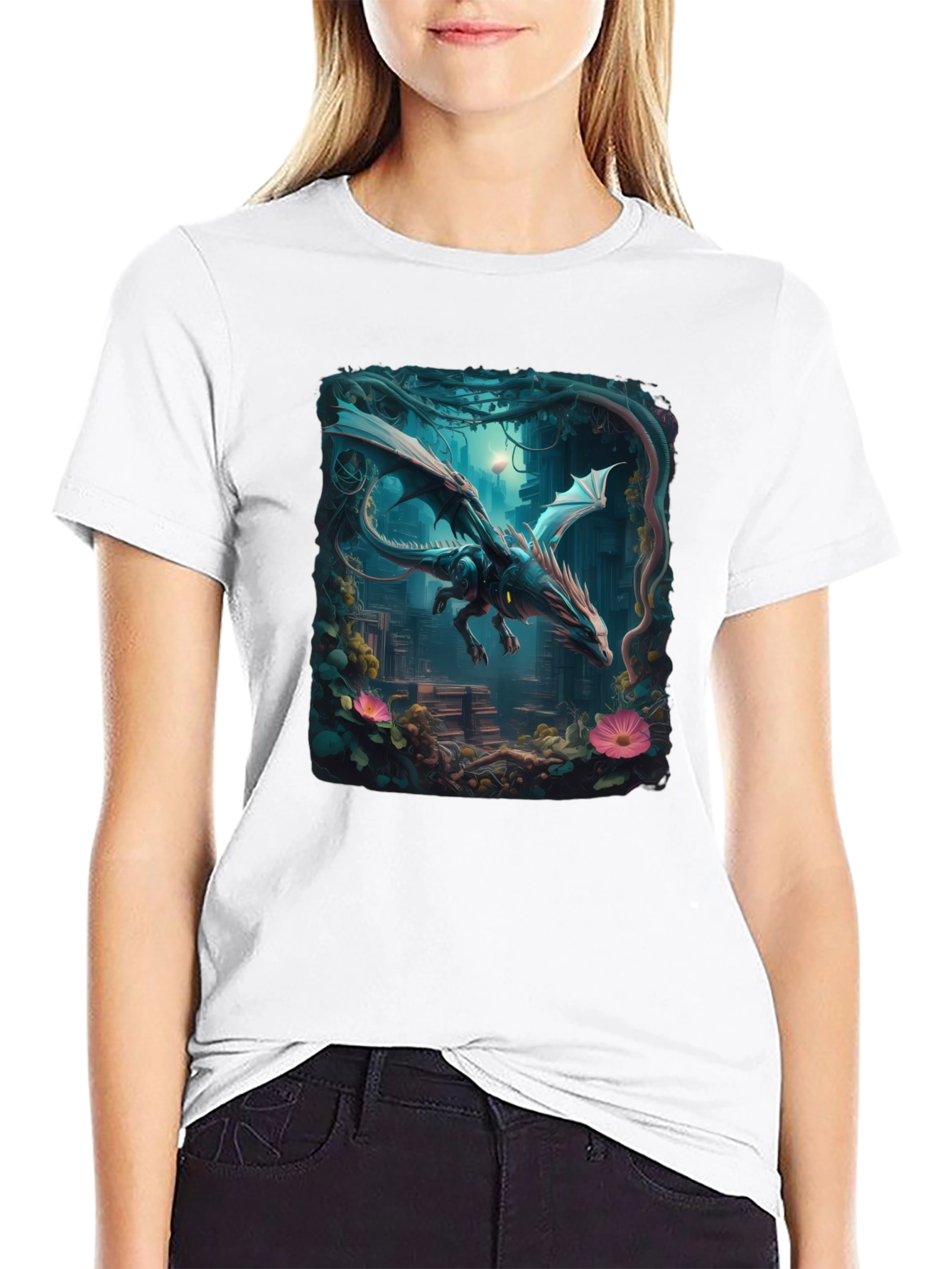 Dragon T-Shirt Fantasy Art Tee