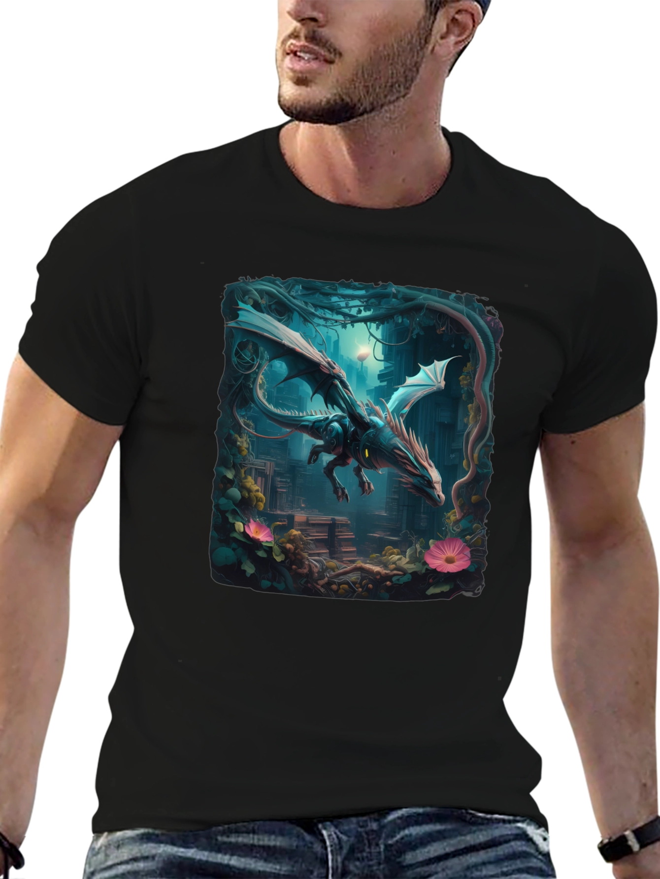 Dragon T-Shirt Fantasy Art Tee