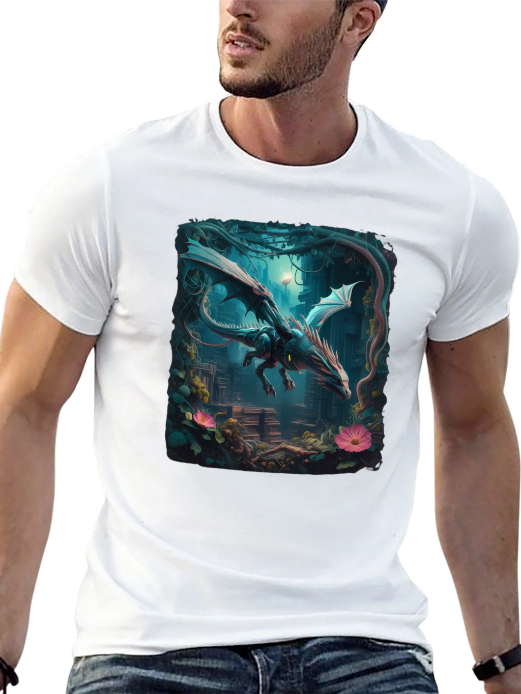 Dragon T-Shirt Fantasy Art Tee