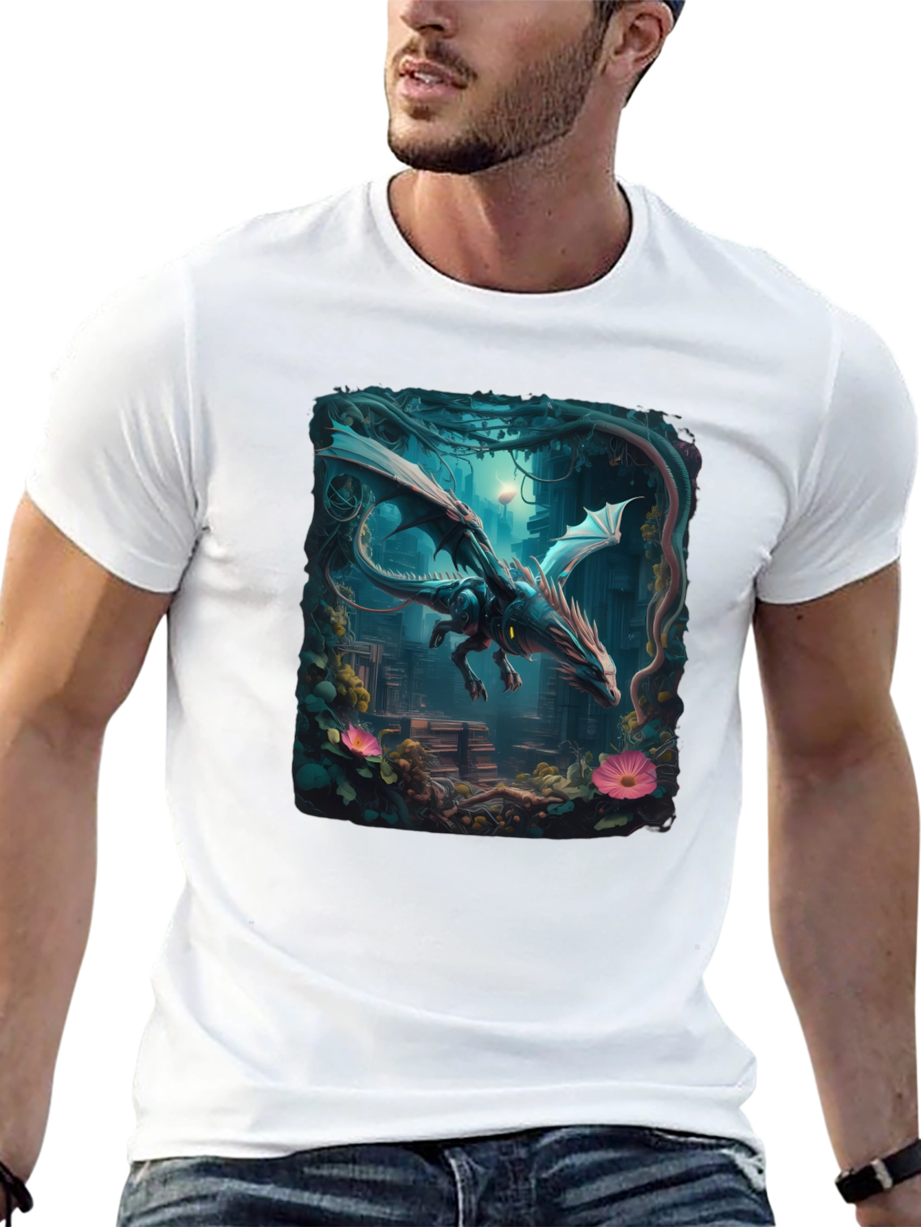 Dragon T-Shirt Fantasy Art Tee