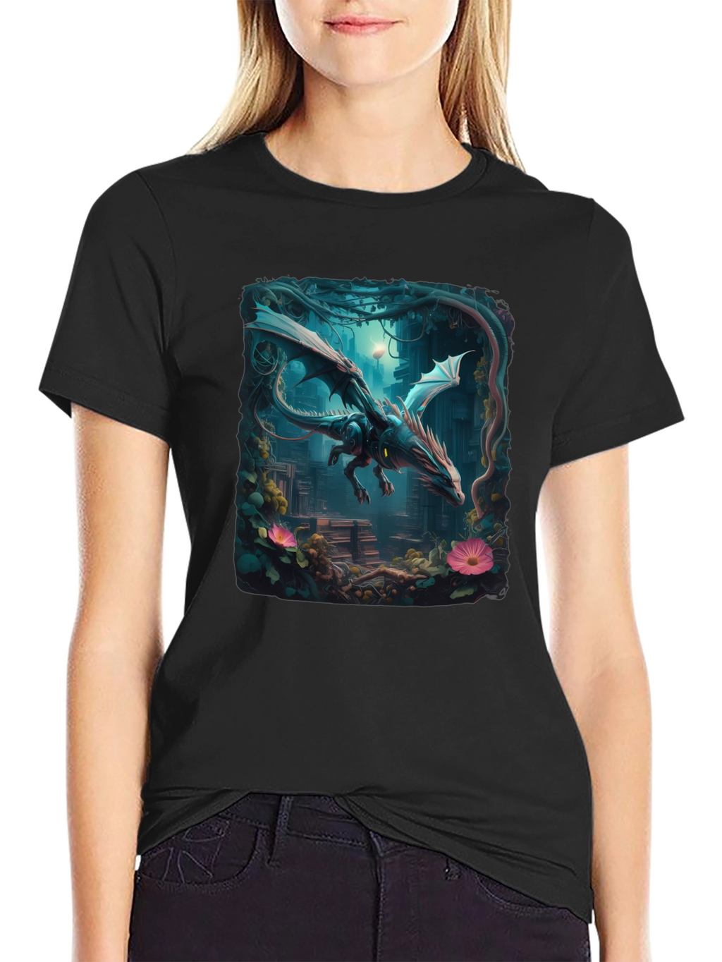 Dragon T-Shirt Fantasy Art Tee