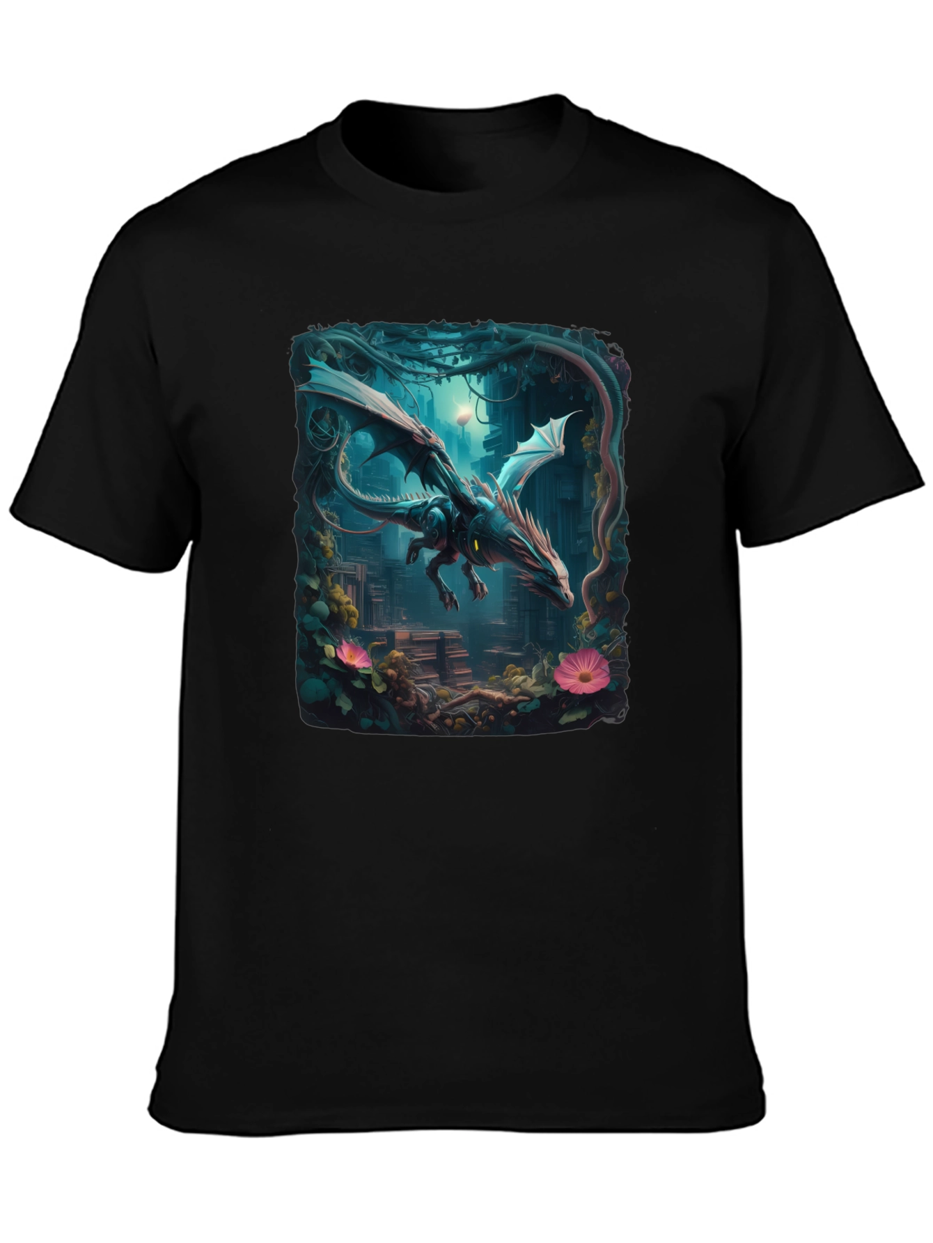 Dragon T-Shirt Fantasy Art Tee