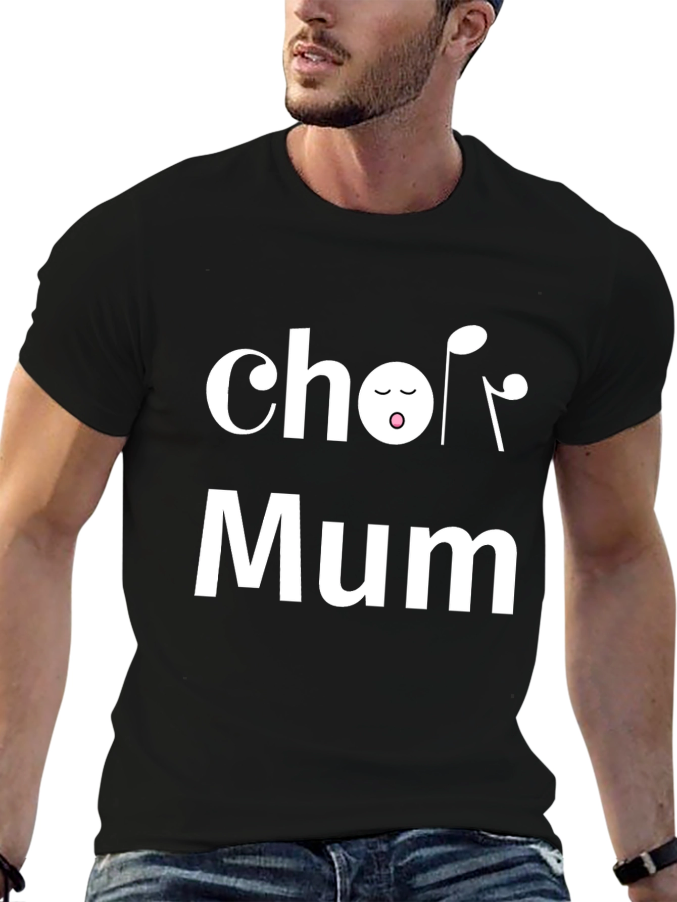 Choir Mum Black T-Shirt - Music Lover Tee