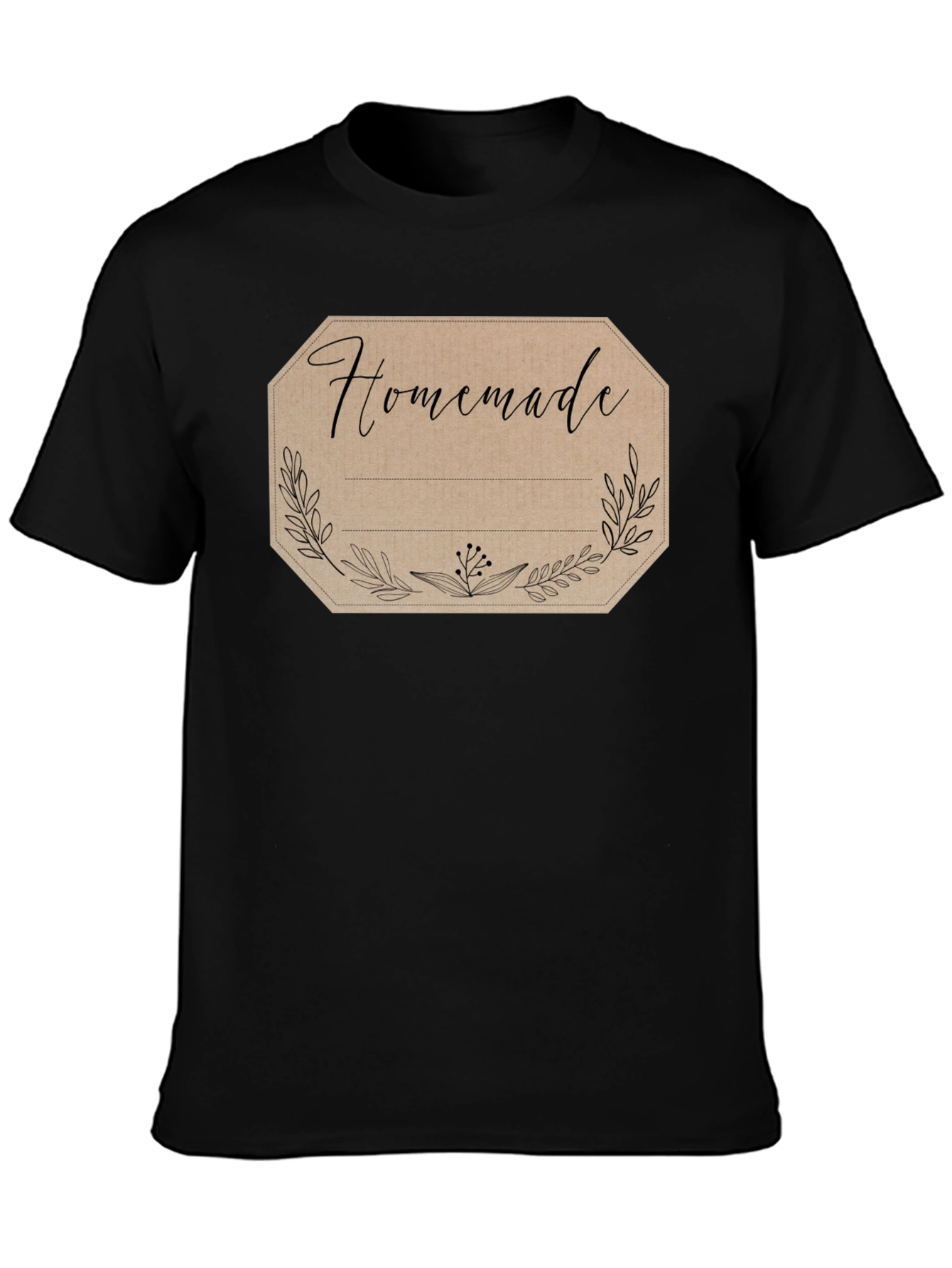 Homemade Label T-Shirt - Retro Vintage Style
