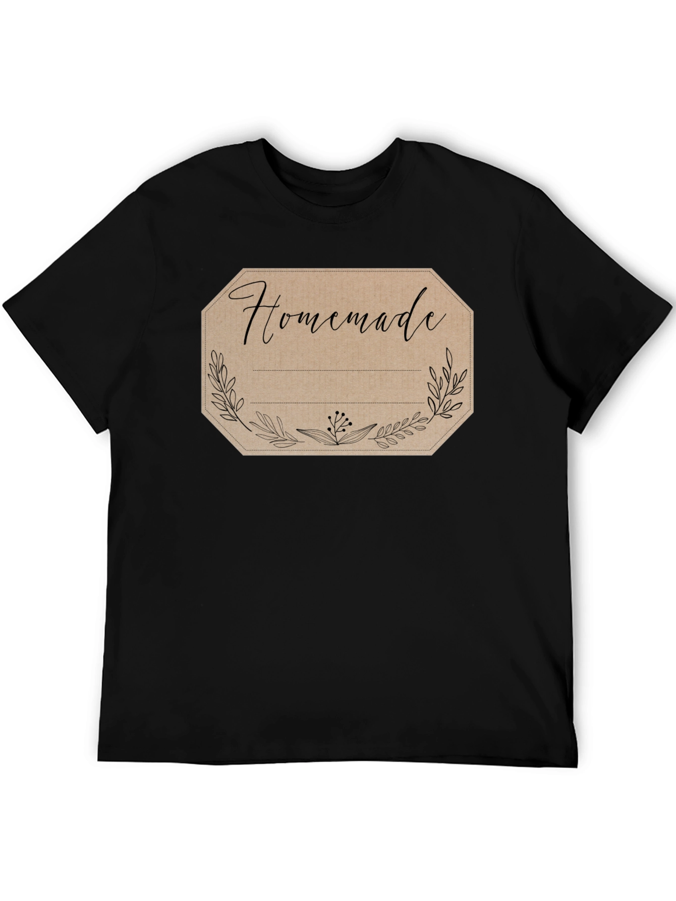 Homemade Label T-Shirt - Retro Vintage Style