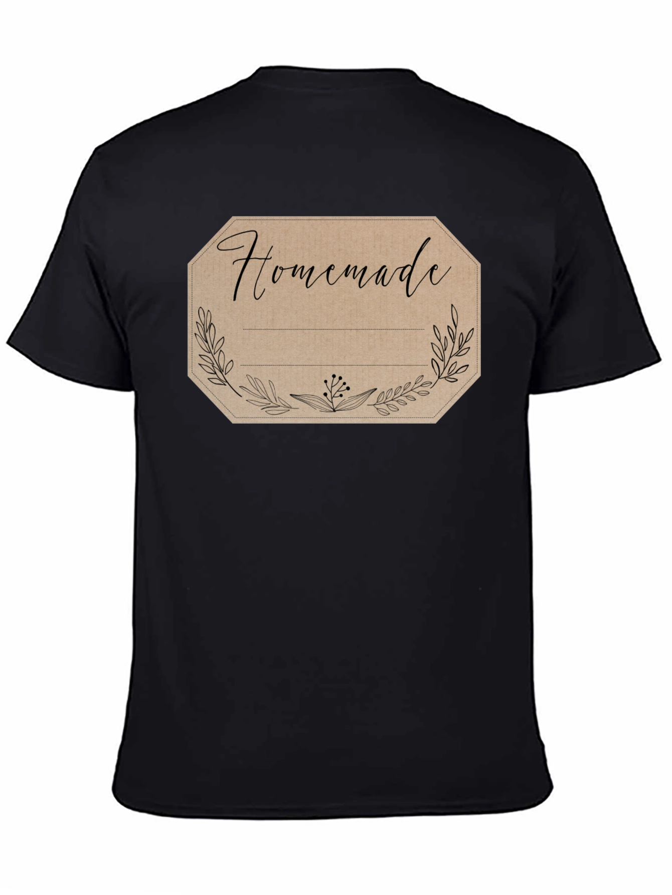 Homemade Label T-Shirt - Retro Vintage Style