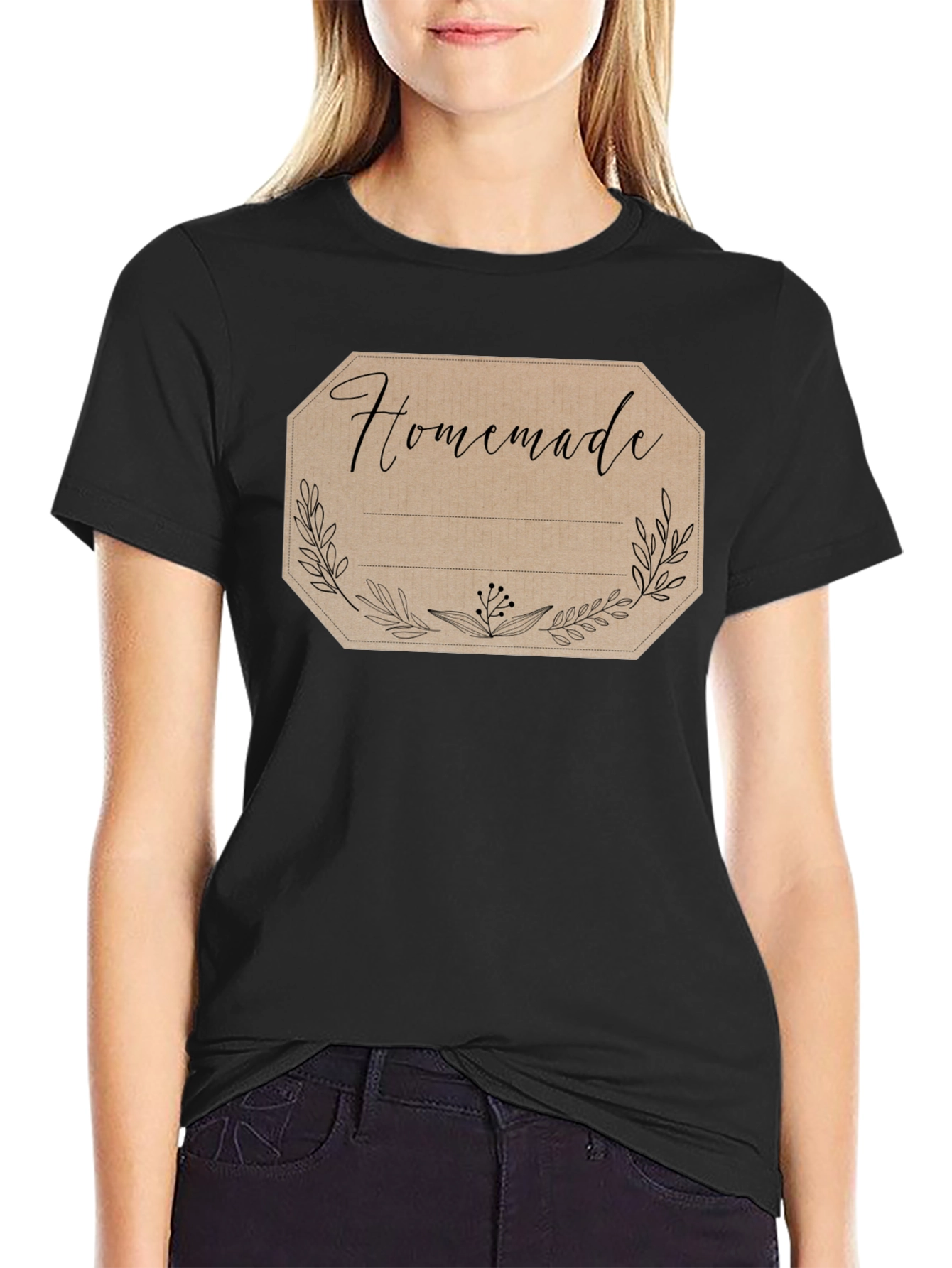 Homemade Label T-Shirt - Retro Vintage Style
