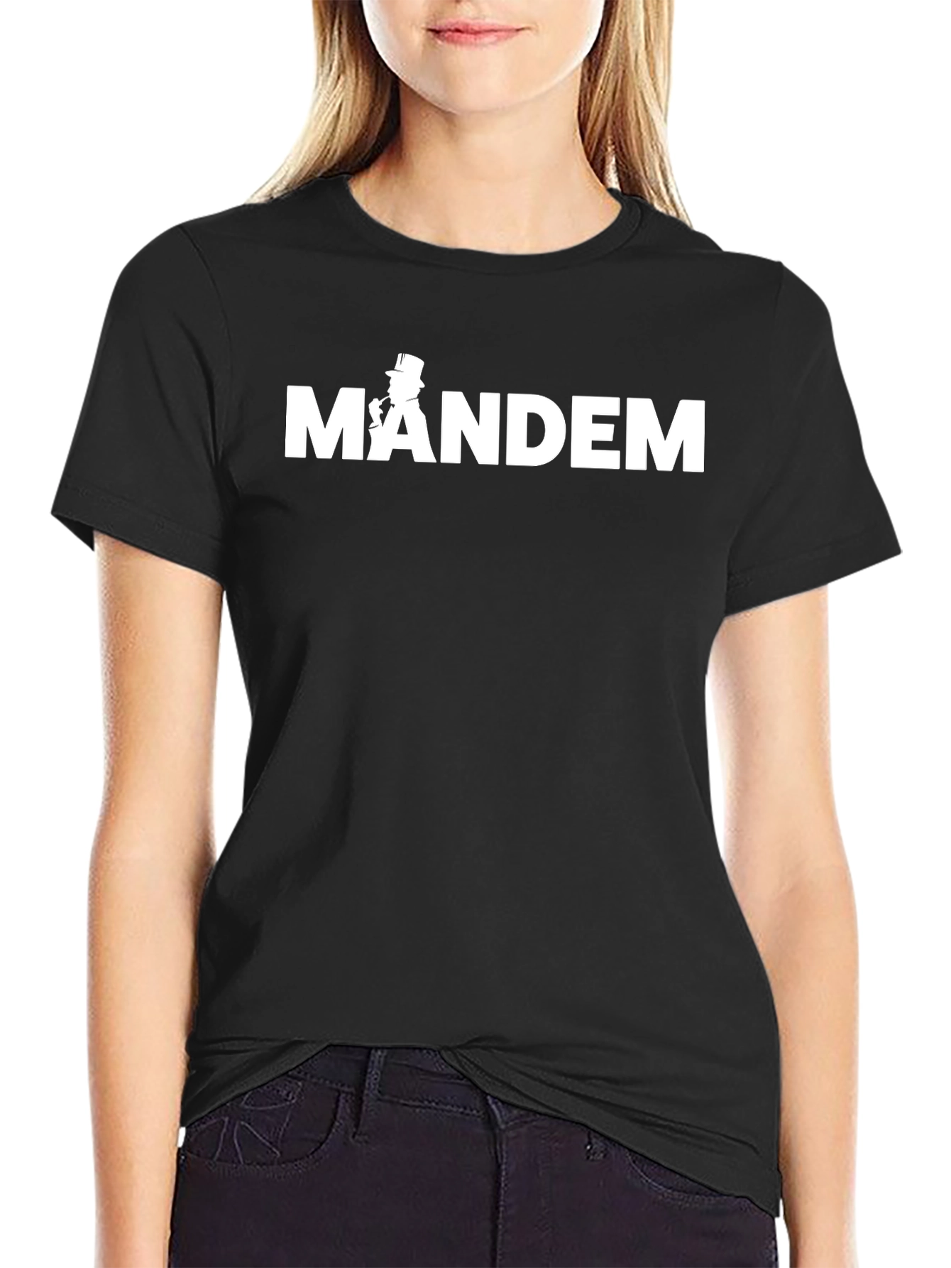 MANDEM T-Shirt - Stylish Black Graphic Tee