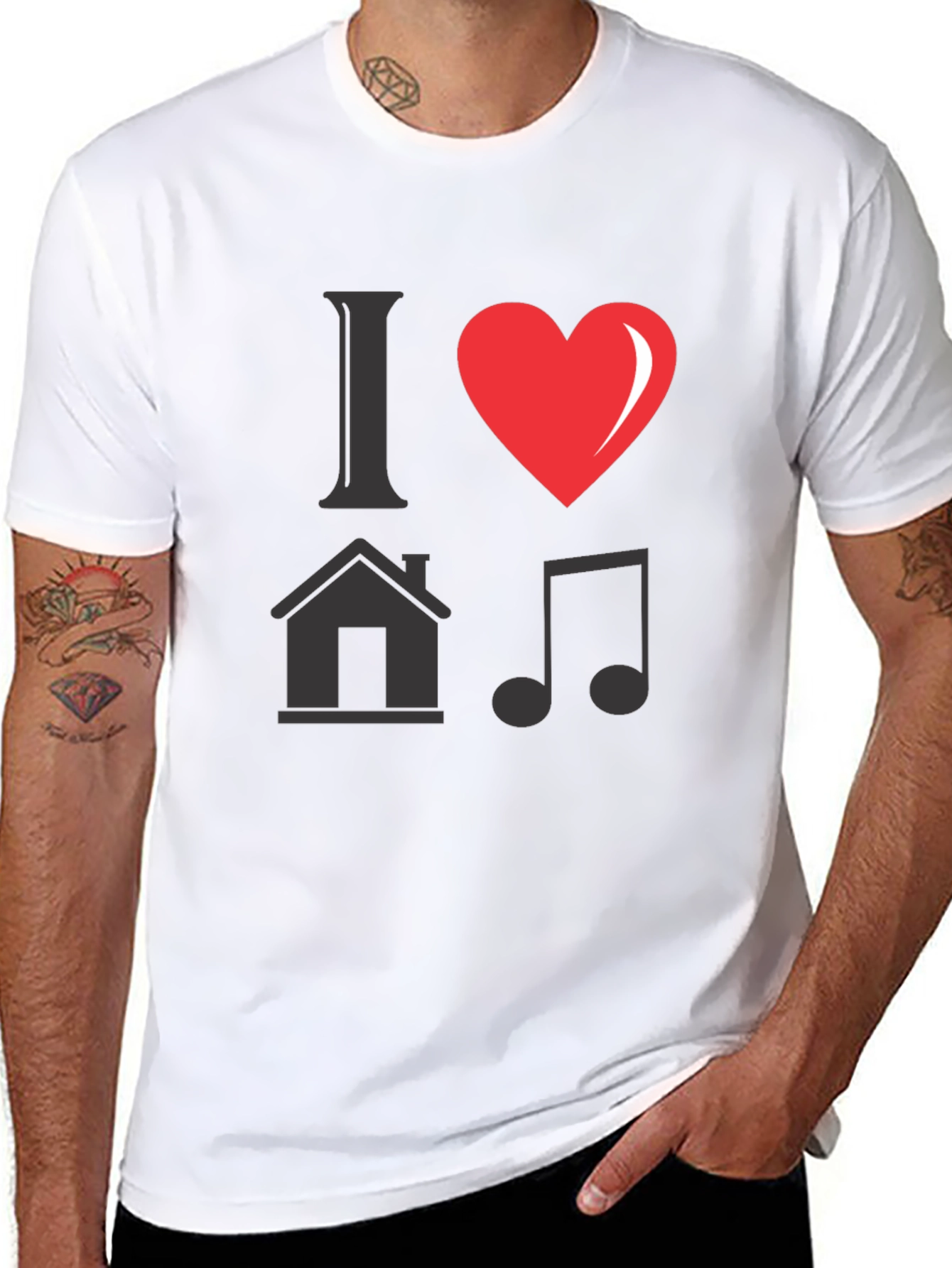I Love House Music T-Shirt