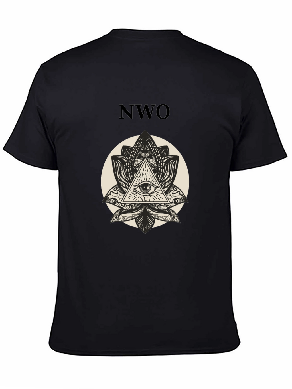 NWO Illuminati Eye Black T-Shirt