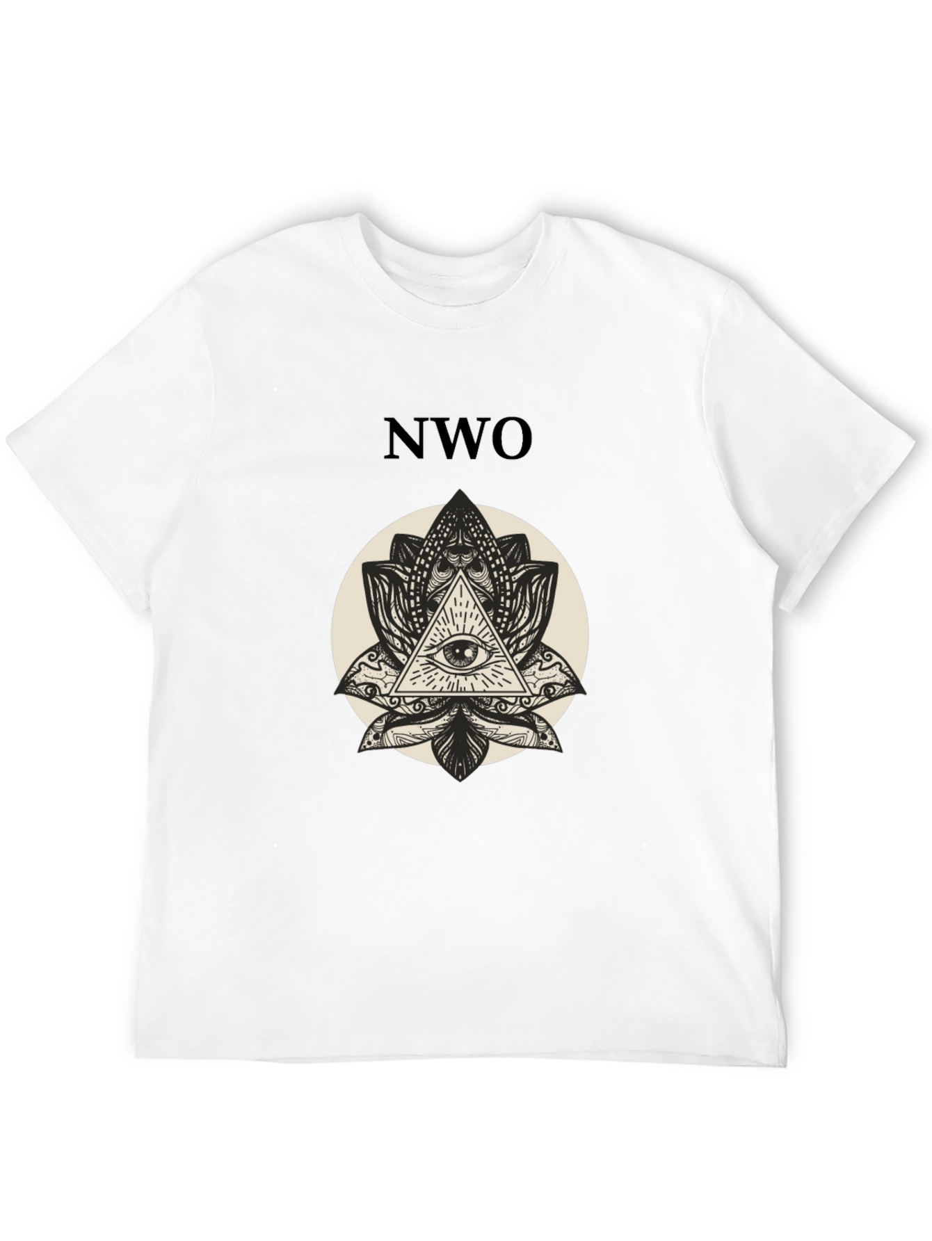 NWO Illuminati Eye Black T-Shirt