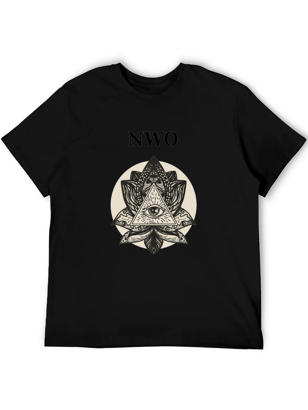 NWO Illuminati Eye Black T-Shirt