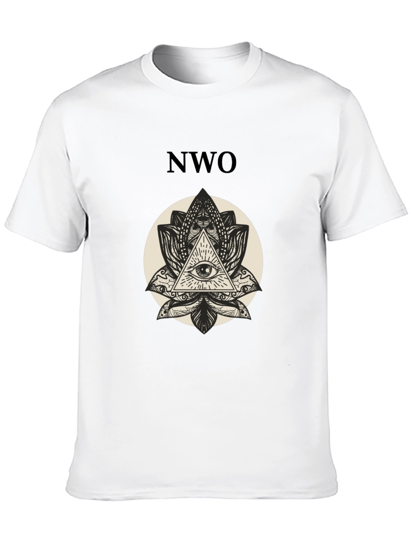 NWO Illuminati Eye Black T-Shirt