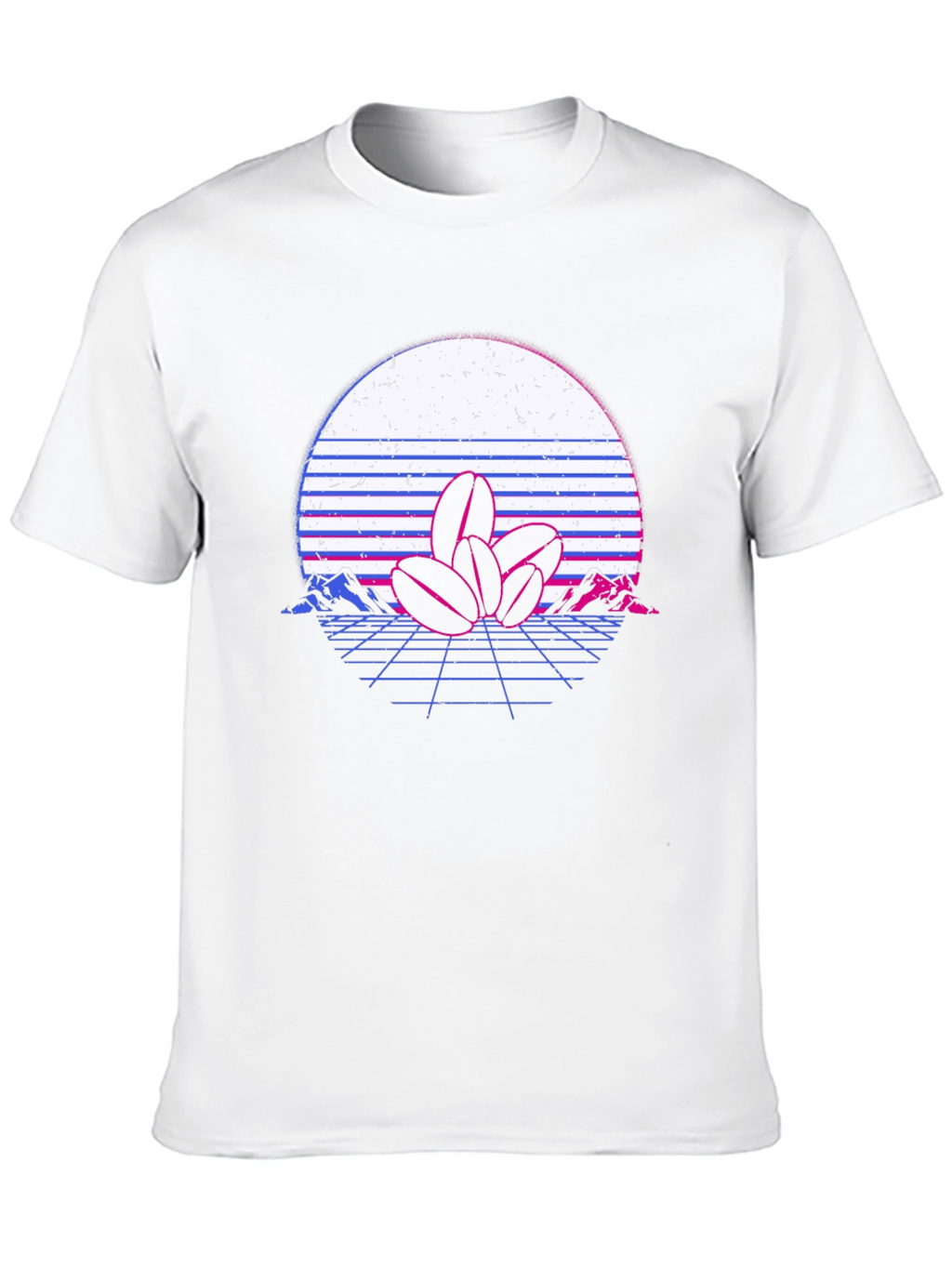 Retro Coffee Bean Graphic T-Shirt