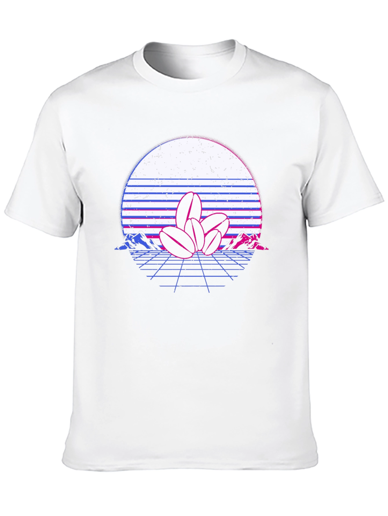 Retro Coffee Bean Graphic T-Shirt