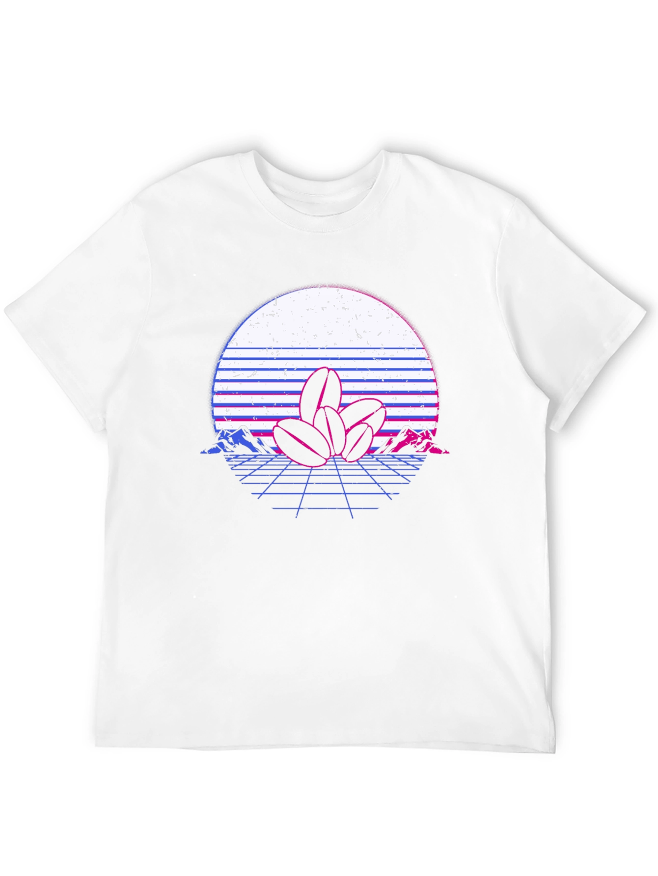 Retro Coffee Bean Graphic T-Shirt