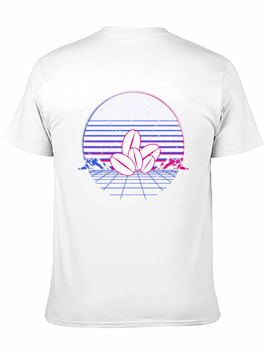 Retro Coffee Bean Graphic T-Shirt