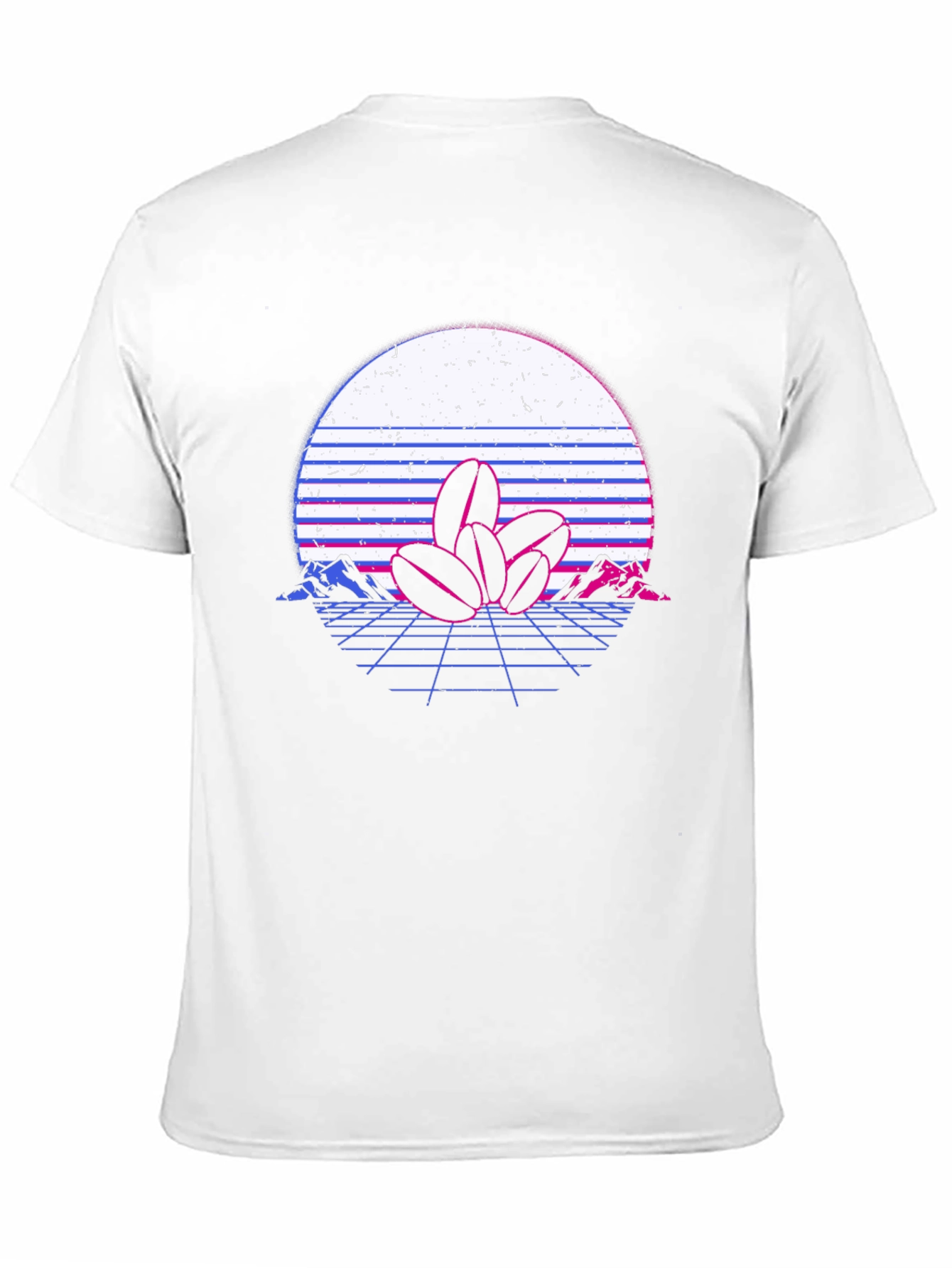 Retro Coffee Bean Graphic T-Shirt