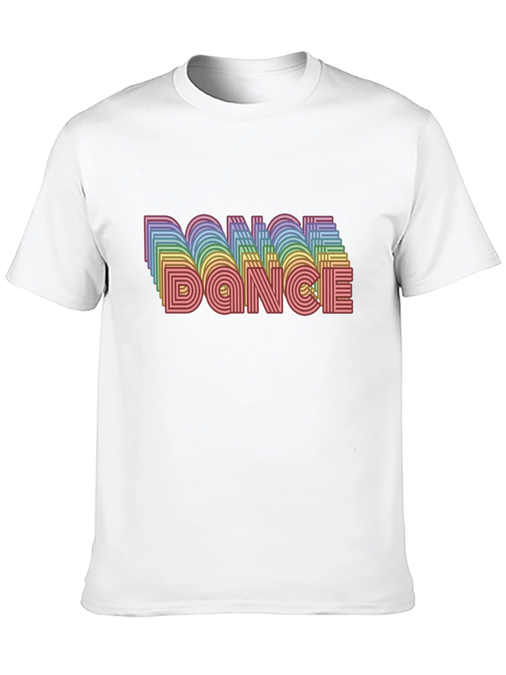 Retro Dance Graphic Black T-Shirt