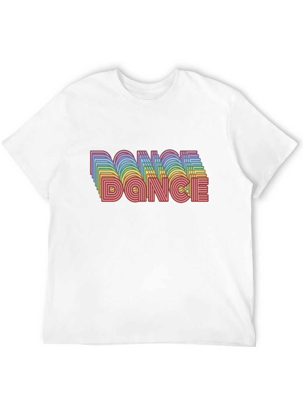 Retro Dance Graphic Black T-Shirt