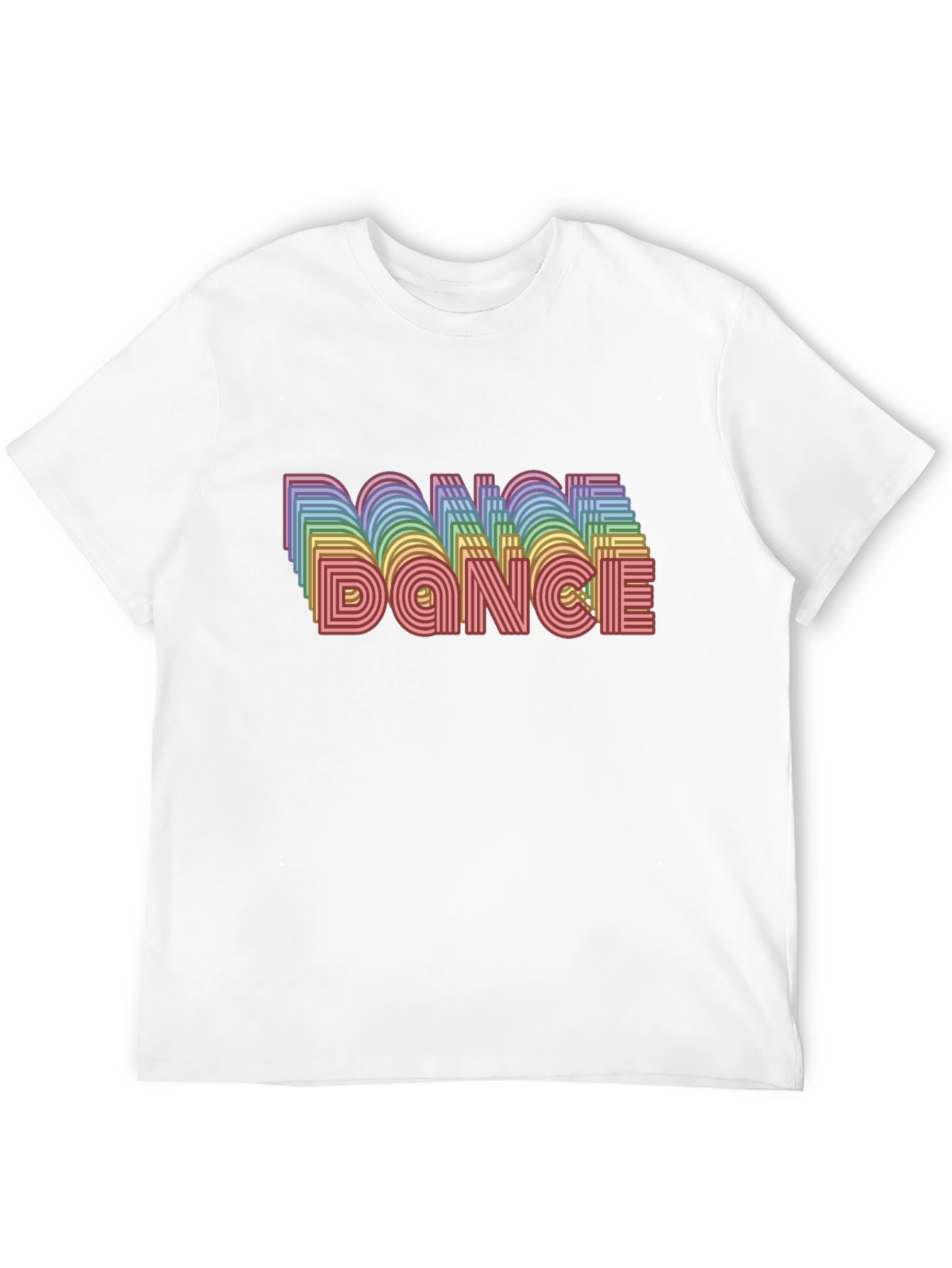 Retro Dance Graphic Black T-Shirt