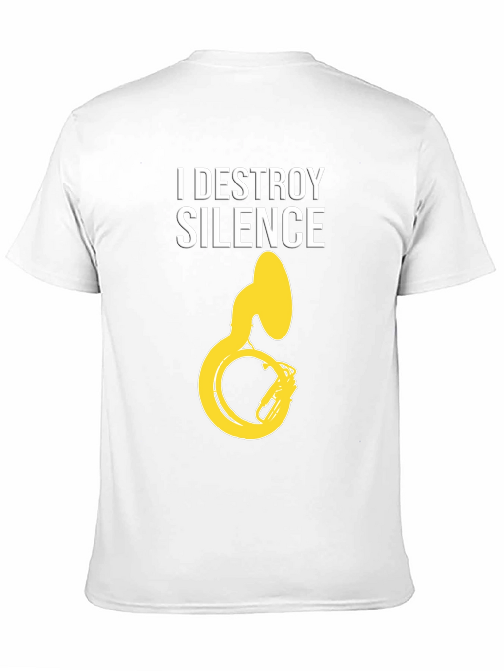 I Destroy Silence Tuba Graphic Tee - Black