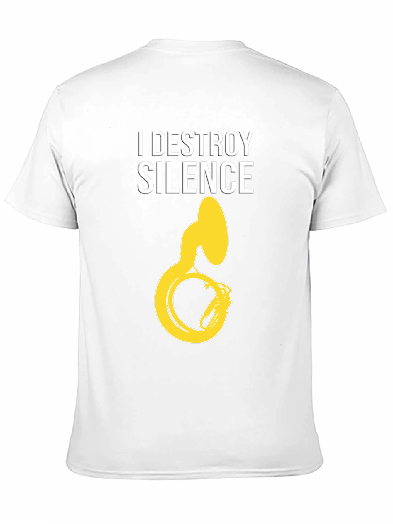 I Destroy Silence Tuba Graphic Tee - Black