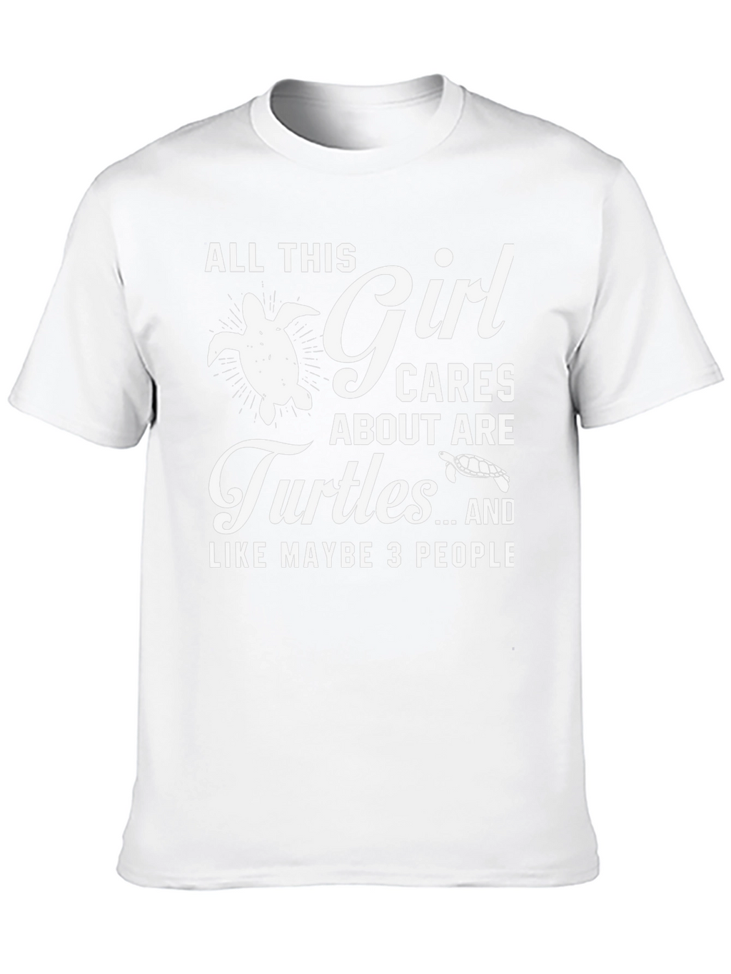 Girl Cares About Turtles Graphic Tee