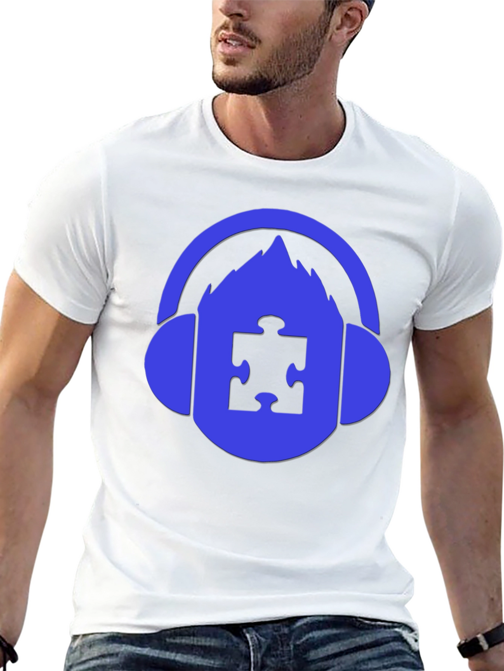 Autism Awareness DJ T-Shirt - Support Neurodiversity