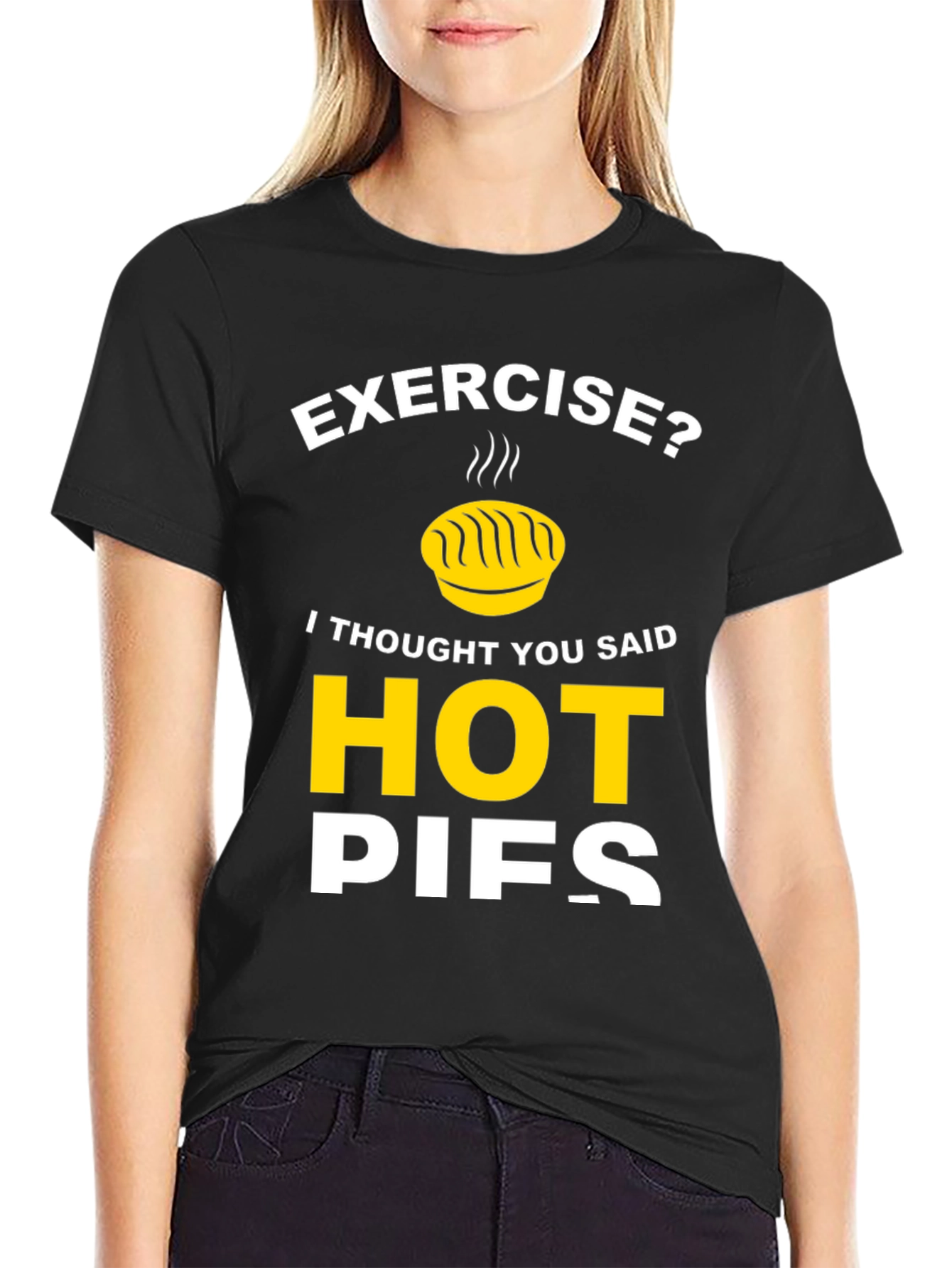Funny Hot Pies Graphic T-Shirt
