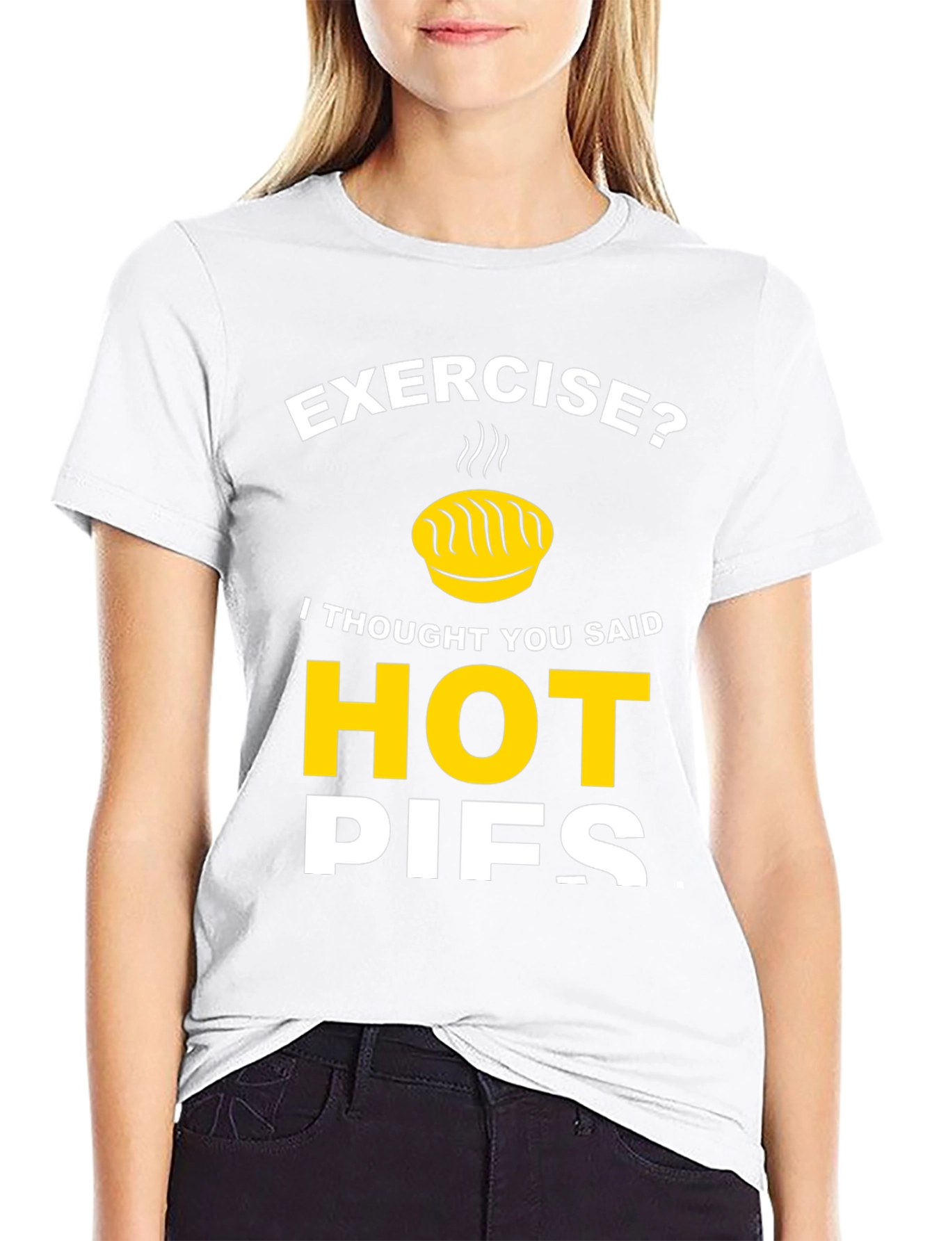 Funny Hot Pies Graphic T-Shirt