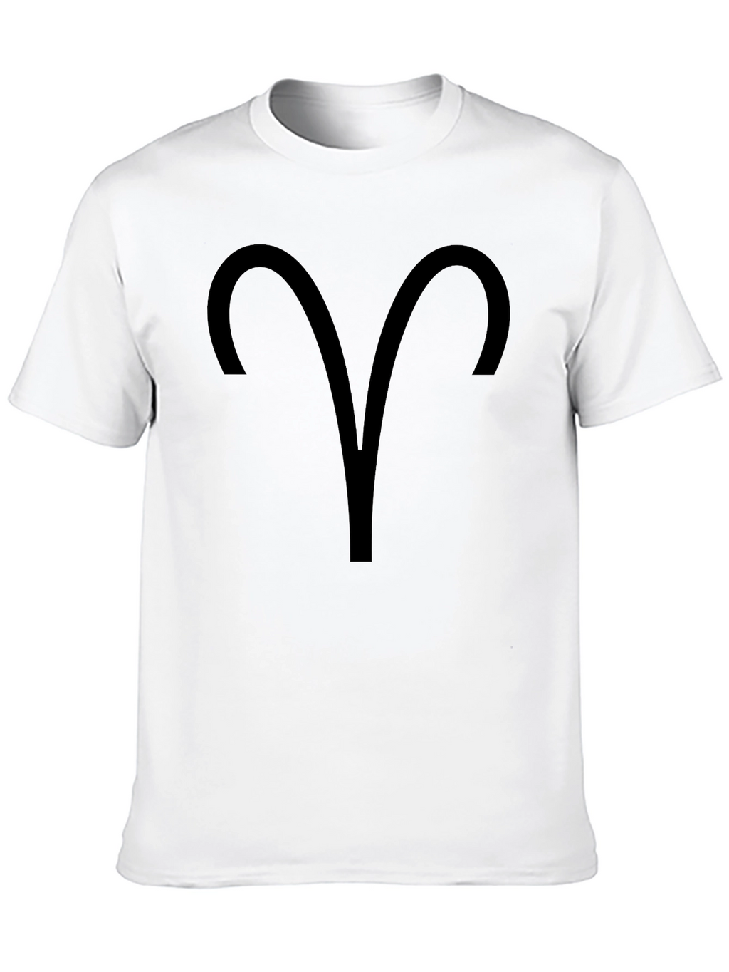 Aries Zodiac Sign Black T-Shirt