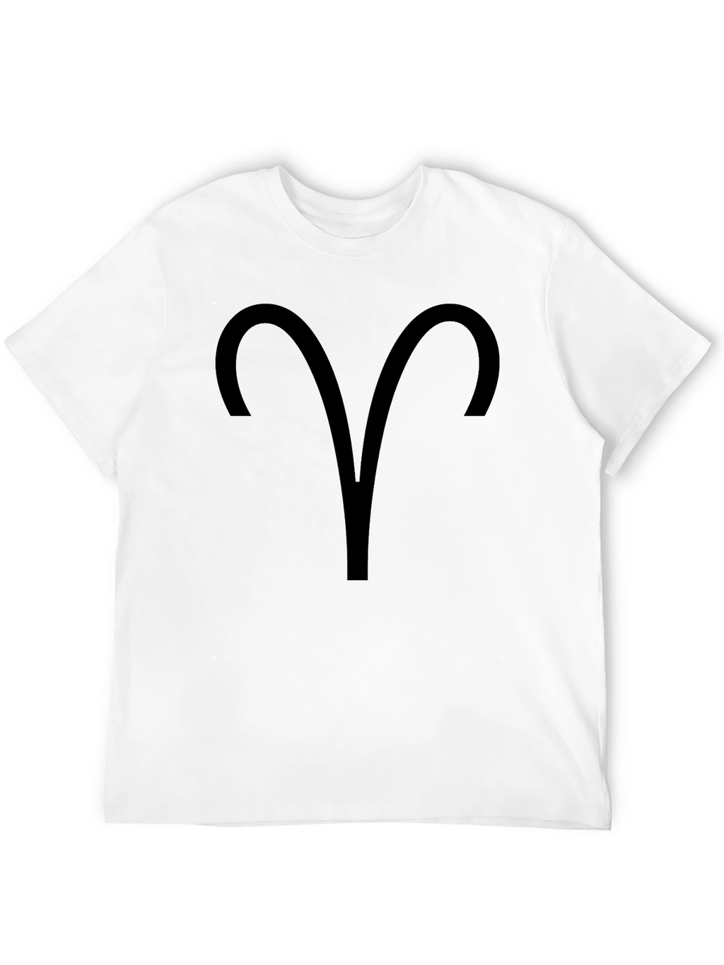 Aries Zodiac Sign Black T-Shirt