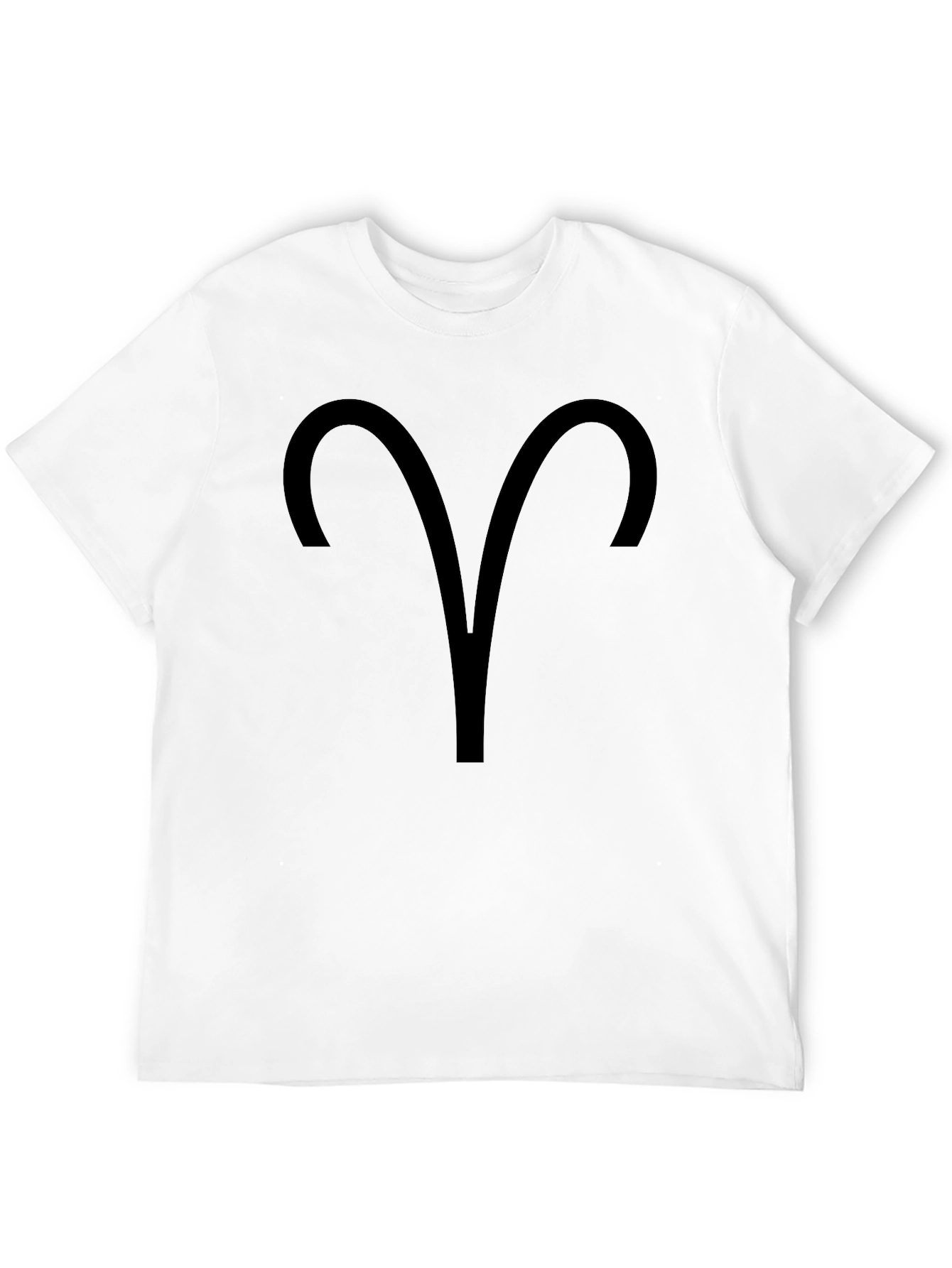 Aries Zodiac Sign Black T-Shirt