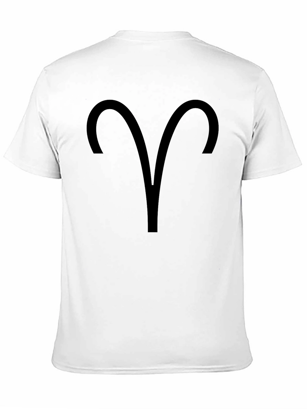 Aries Zodiac Sign Black T-Shirt