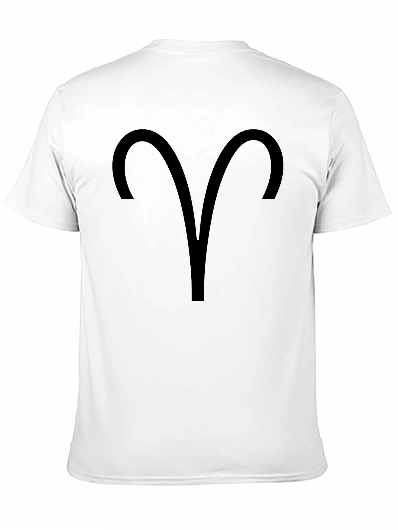 Aries Zodiac Sign Black T-Shirt