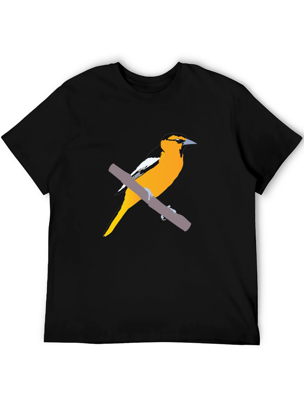 Oriole Bird Graphic Tee - Casual Style