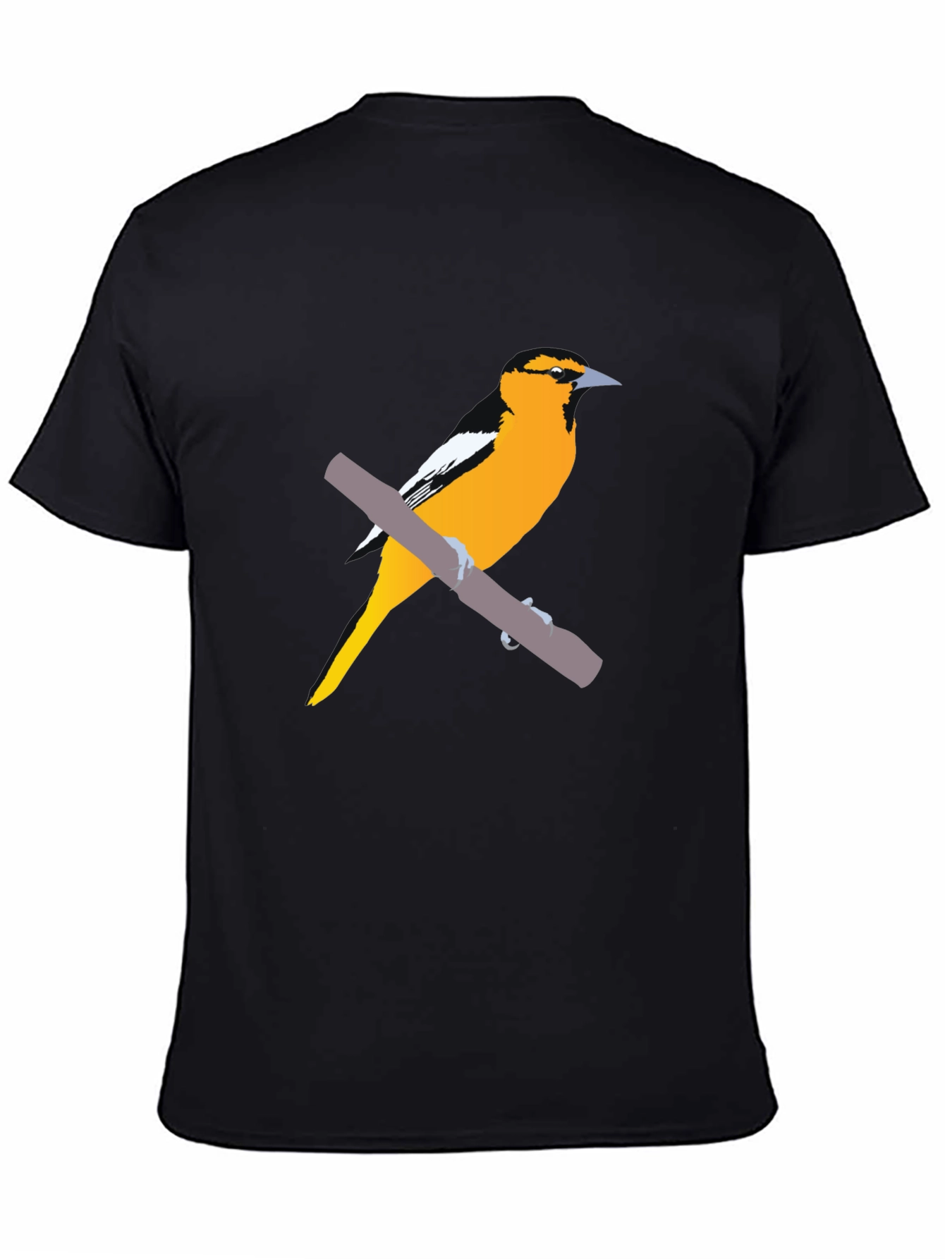 Oriole Bird Graphic Tee - Casual Style