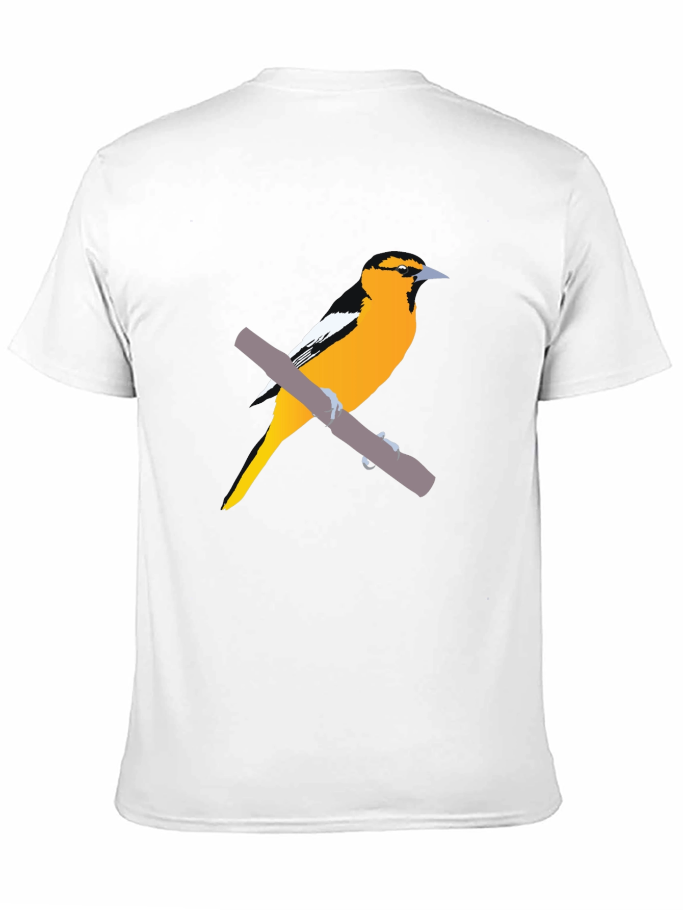 Oriole Bird Graphic Tee - Casual Style