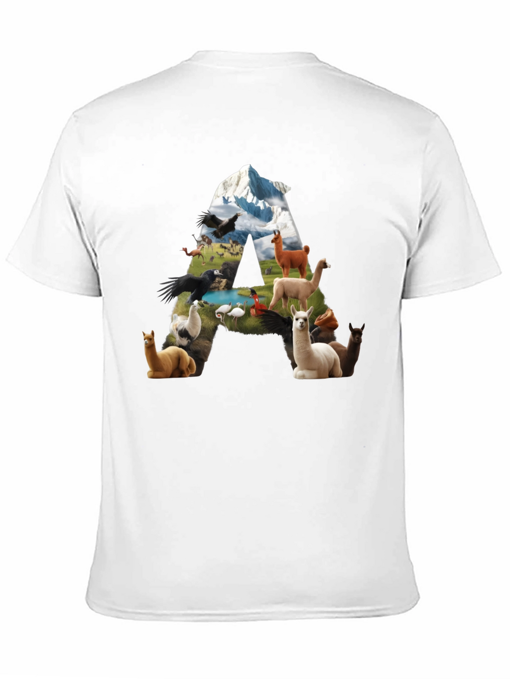 Llama Letter Graphic T-Shirt