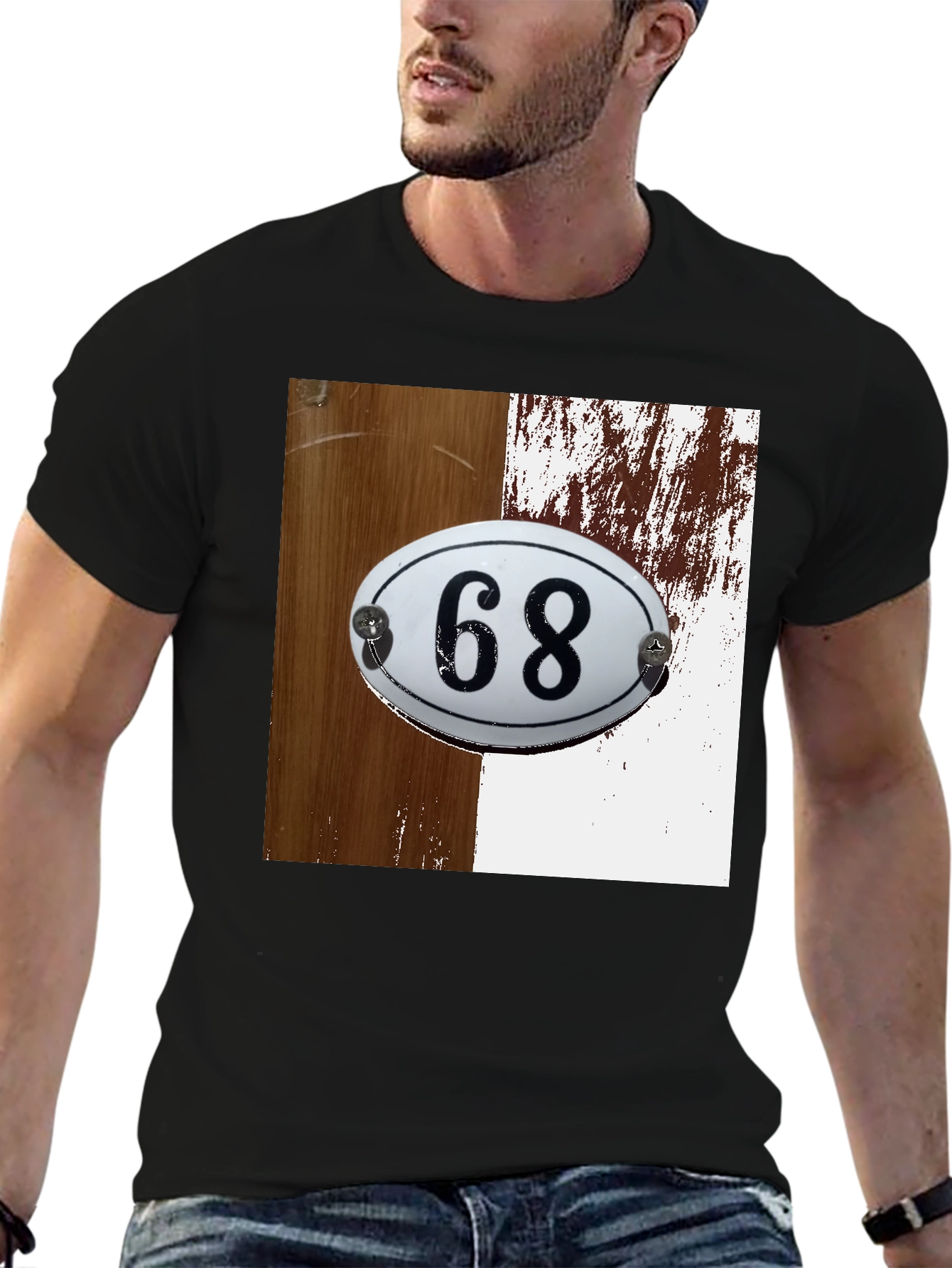 Number 68 Sign T-Shirt