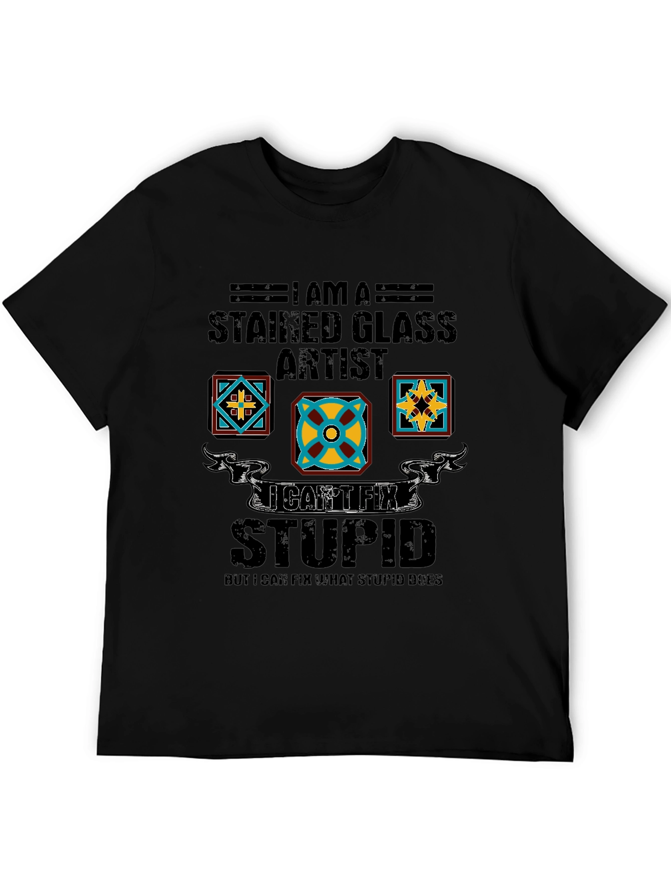 Stained Glass Artist Humor Tee