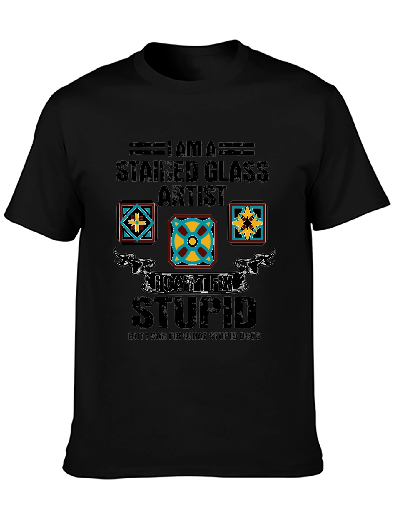 Stained Glass Artist Humor Tee