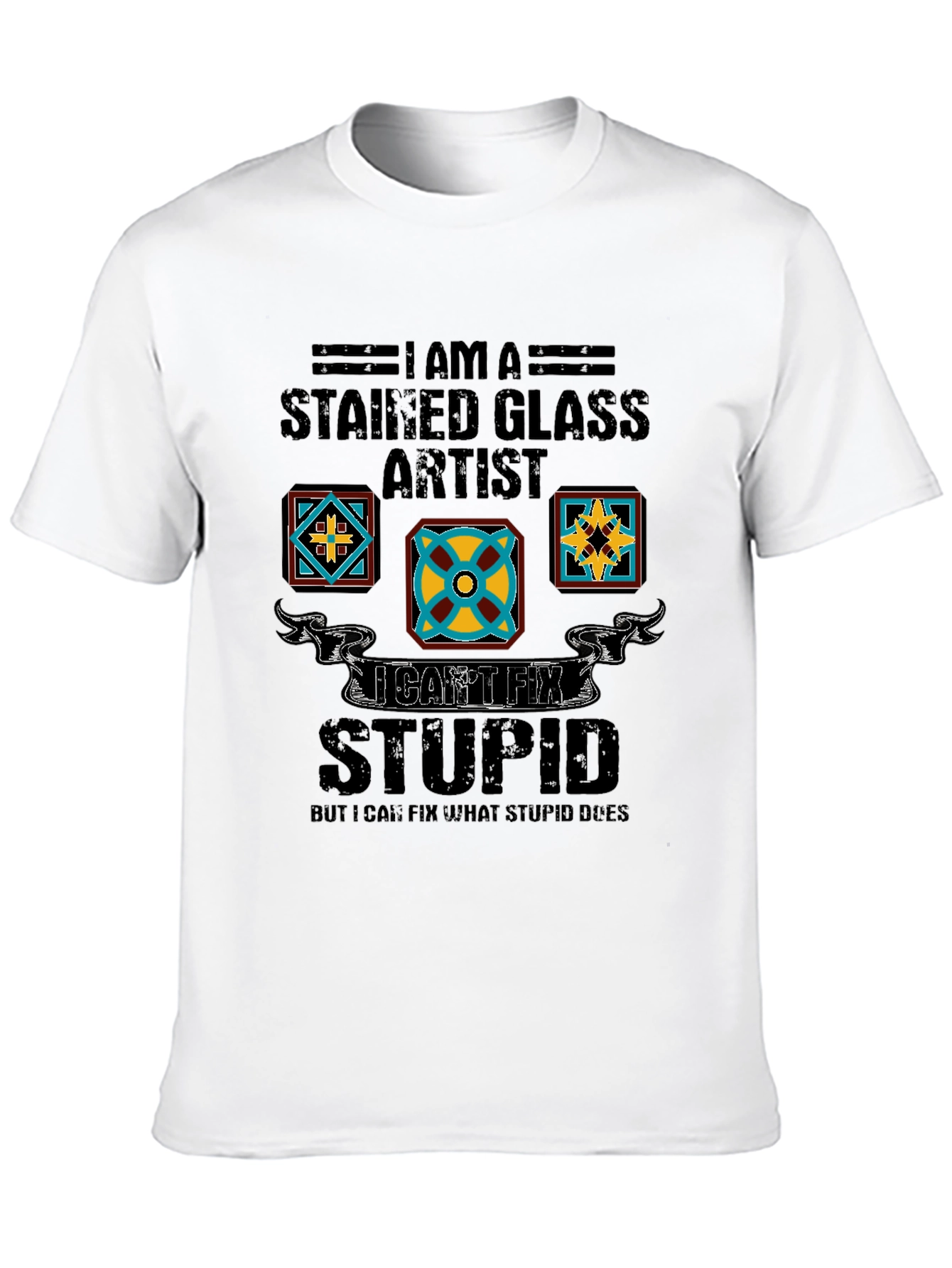 Stained Glass Artist Humor Tee