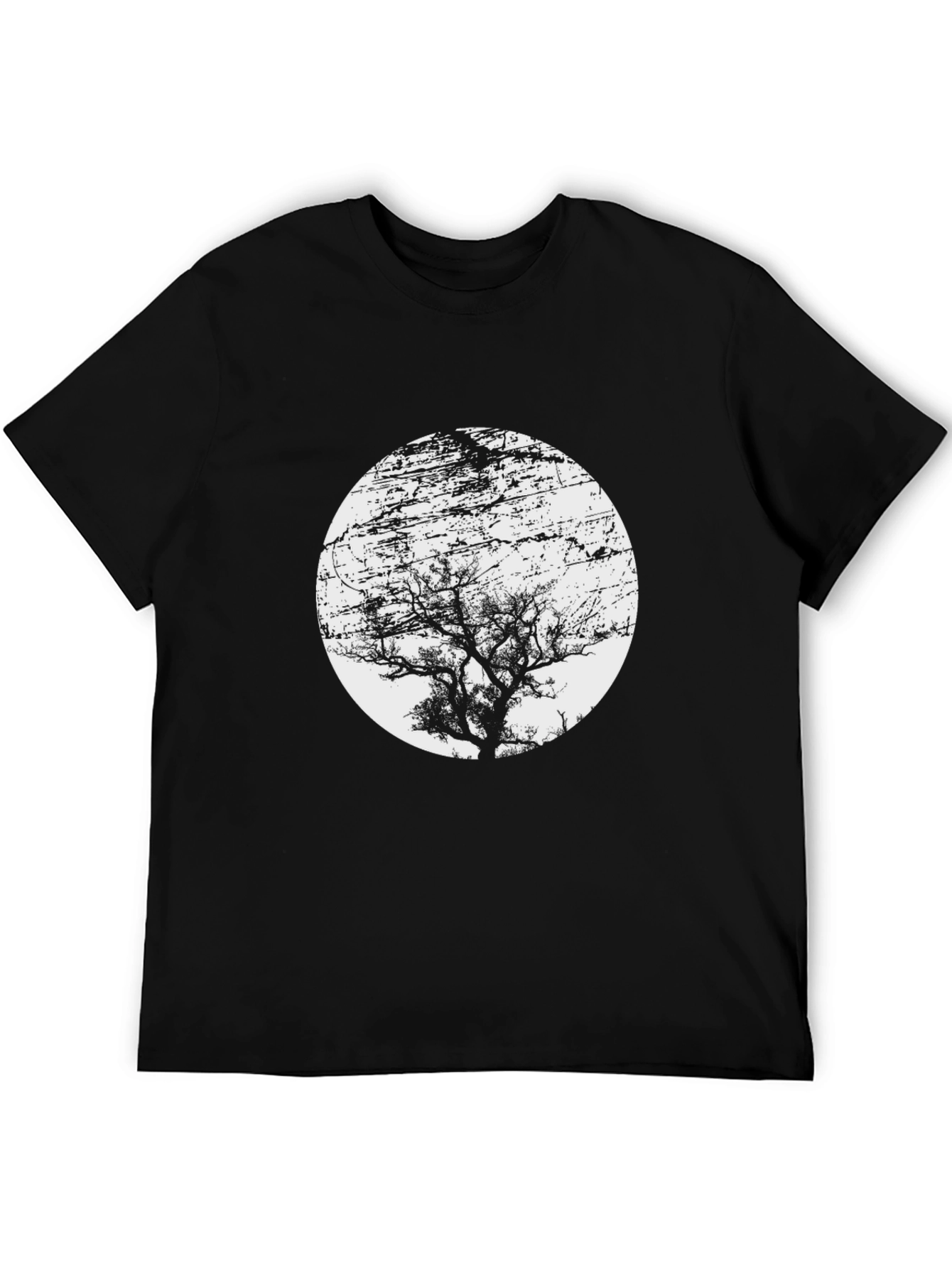 Black Tree Silhouette Graphic Tee