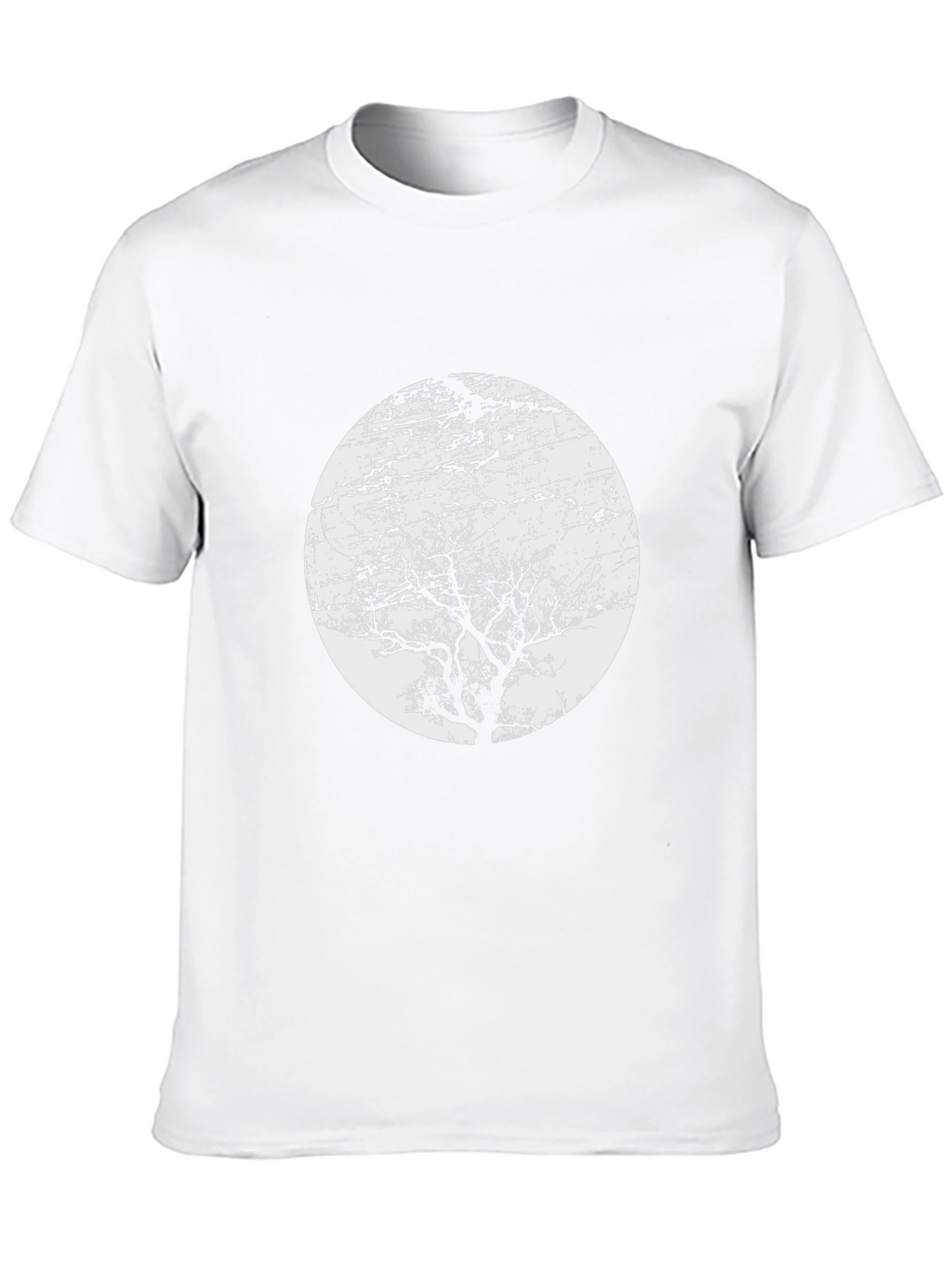 Black Tree Silhouette Graphic Tee