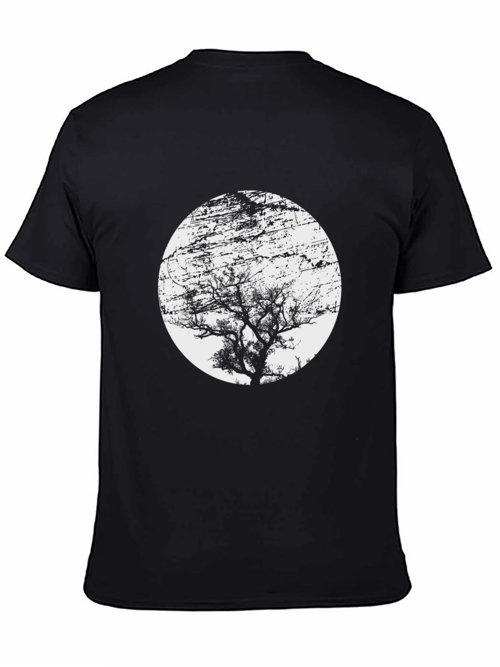 Black Tree Silhouette Graphic Tee