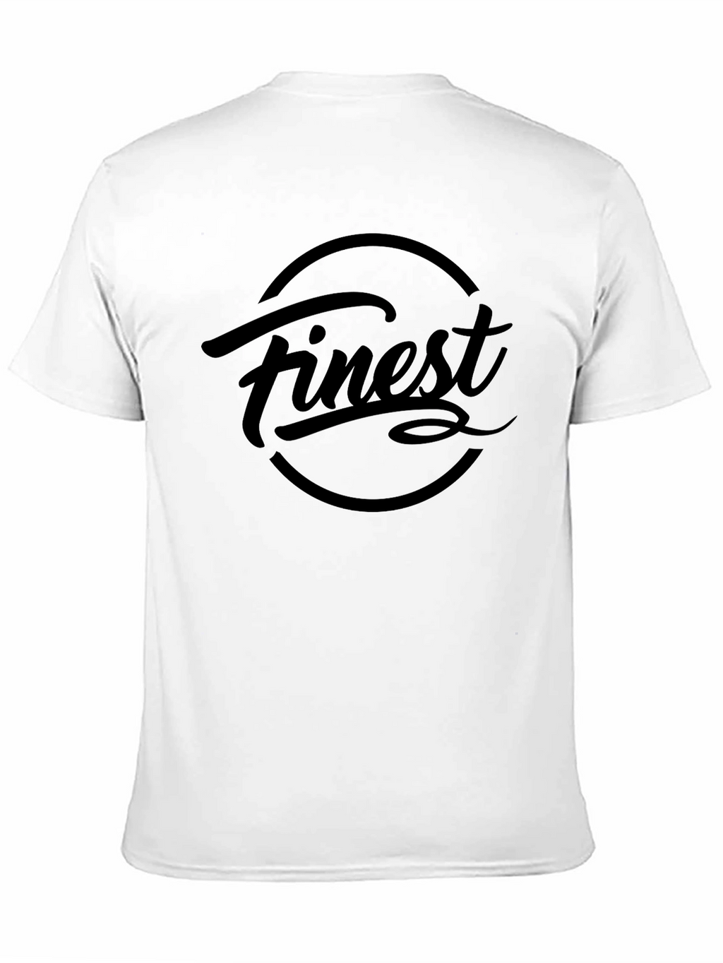 Finest Black Graphic T-Shirt - Casual Style